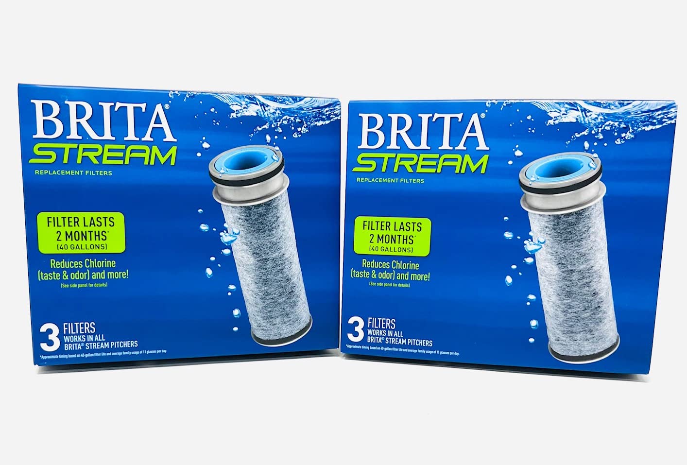 Brita Water Pitcher Filter 40G -6Units Total