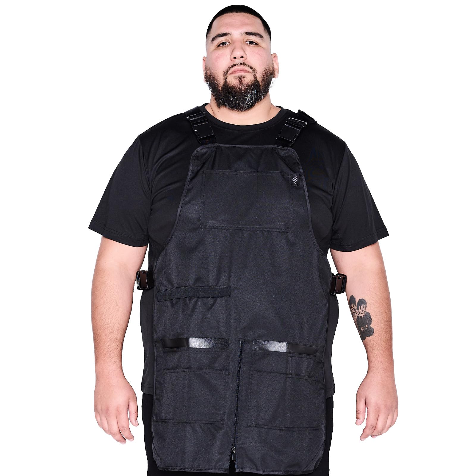 Barber Strong Barber Strong Apron, Extra Wide, Black