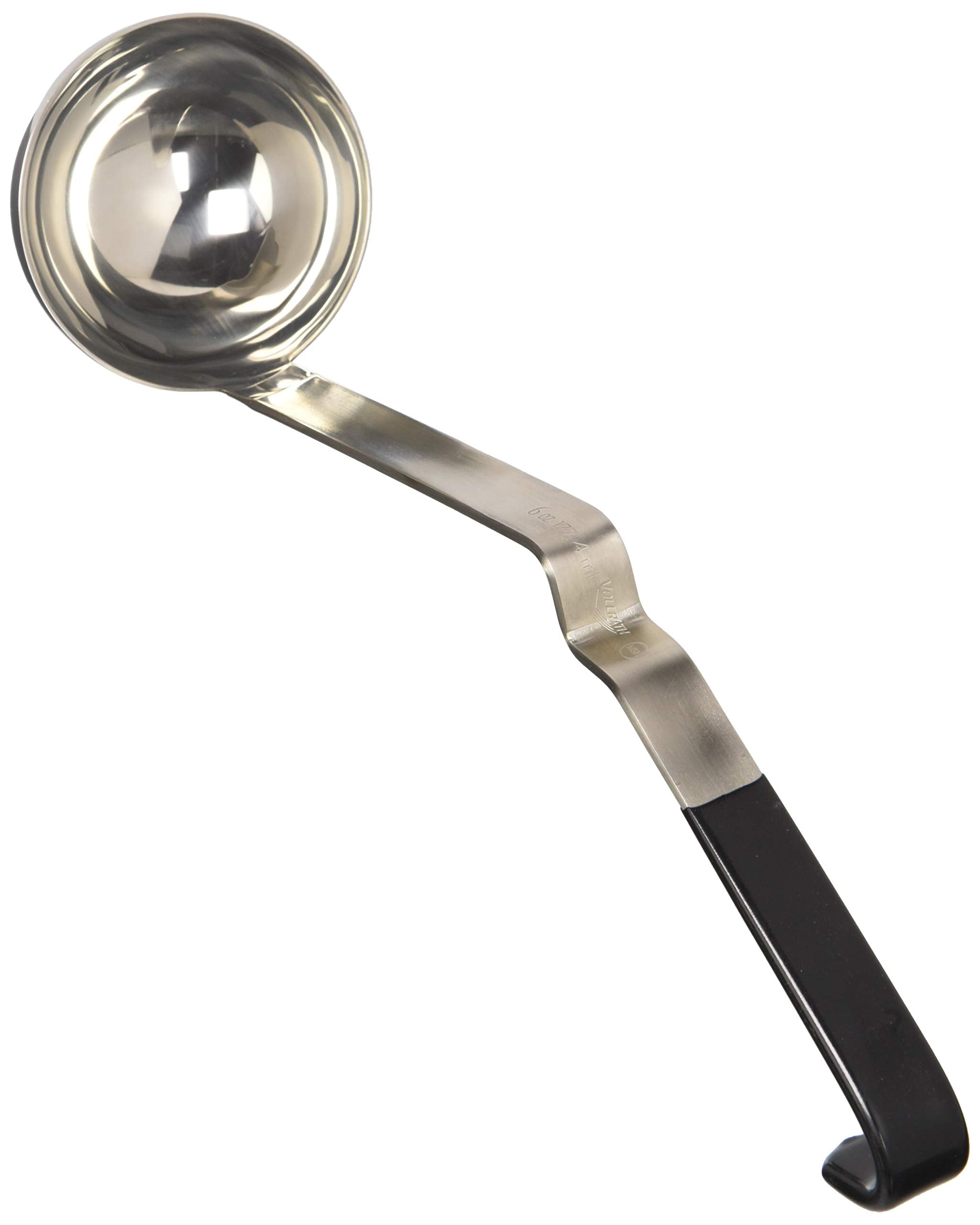 Vollrath 6 Oz Stainless Steel One-Piece Ergogrip Ladle