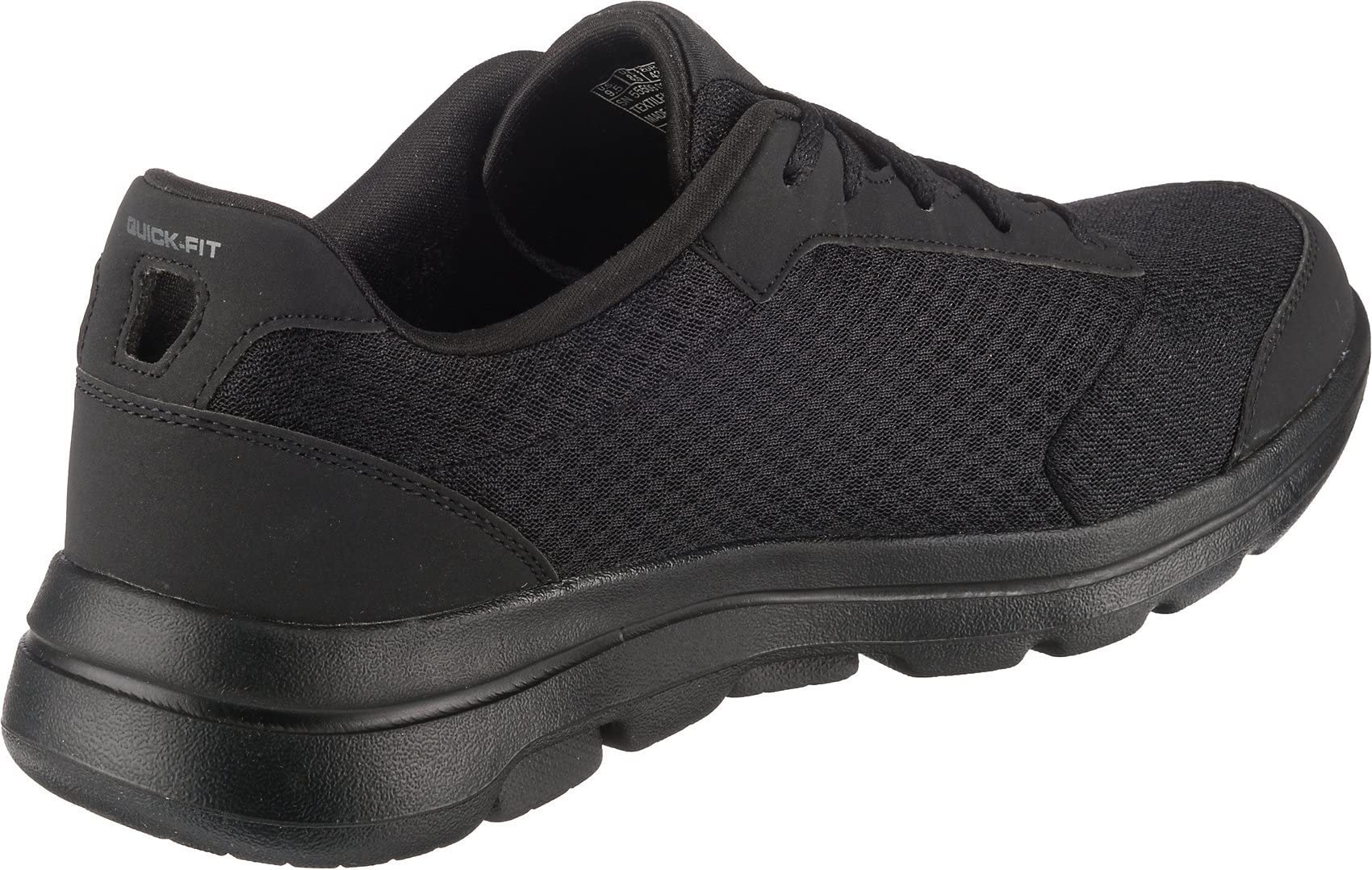 Skechers Mens Gowalk 5 Qualify - Athletic Mesh Lace Up Performance Walking Shoe Sneaker, Black, 11 X-Wide Us