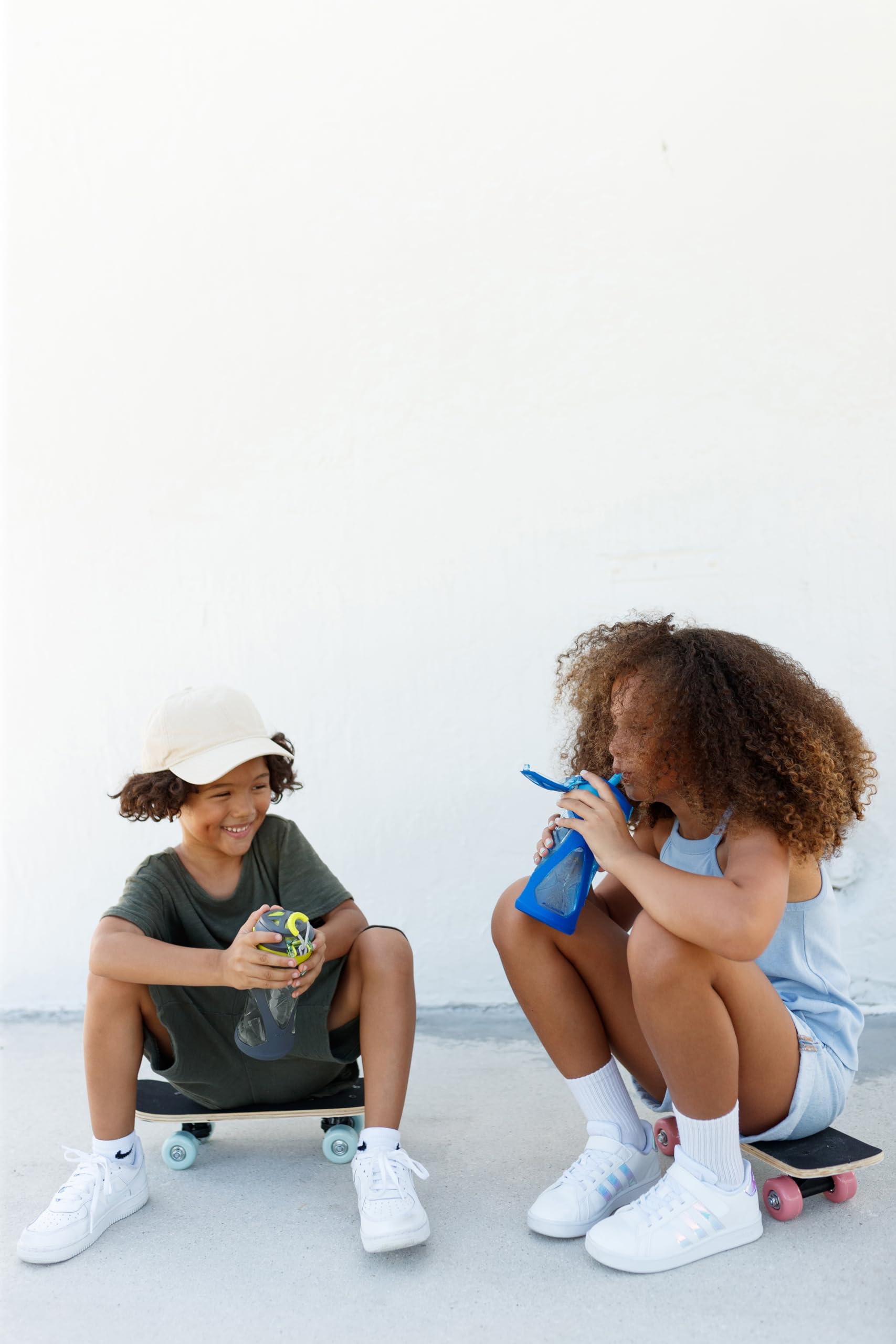 Zulu Torque 16Oz Plastic Kids Water Bottle With Silicone Sleeve And Leak-Proof Locking Flip Lid And Carry Loop For School Backpa