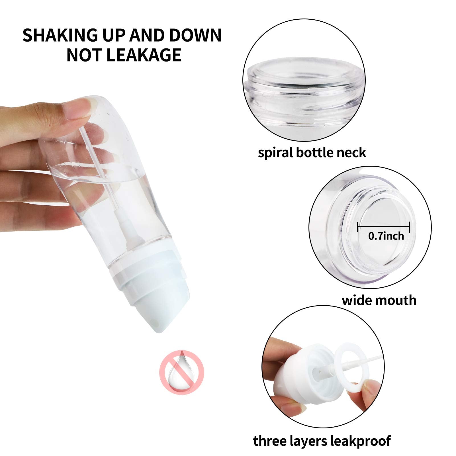 Small Spray Bottle with Fine Mist  2 Pack 3.4oz/100ml Travel Spray Bottles for Hair and Face  Refillable Spray Bottles for Cleaning Solutions  Perfume  Liquid Cosmetics  Essential Oils TSA Approved