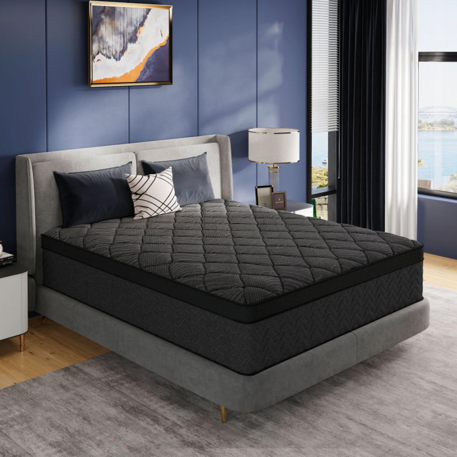Bedingly King Size Mattress 12 Inch Ba-4