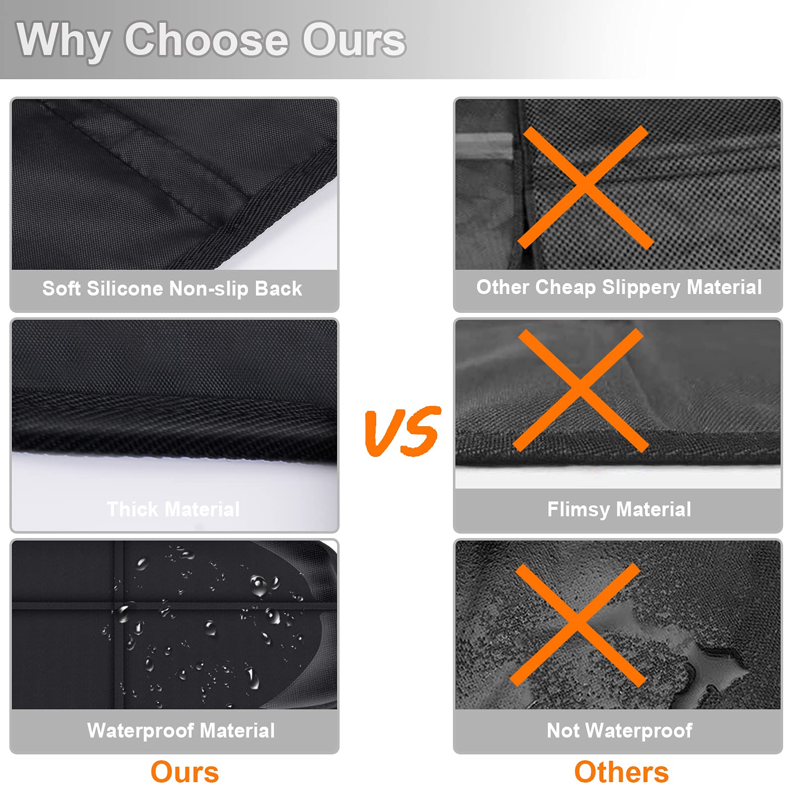 Car Seat Protector,Auto Car Seat Protectors Baby Carseat Waterproof  Durable 600D Fabric For Child Baby Car Seat Vehicle Pet Cov
