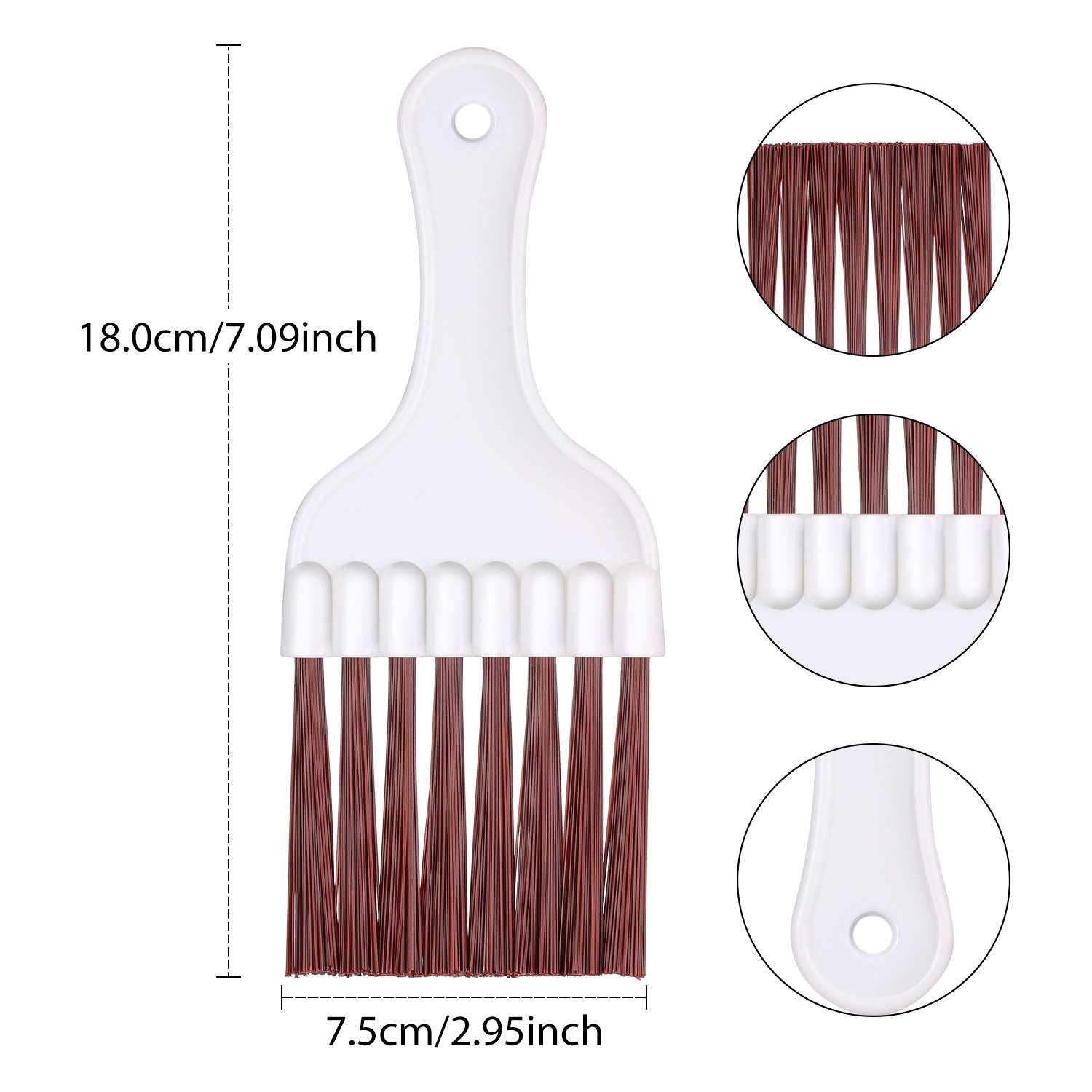 4 Pieces Air Conditioner Condenser Fin Cleaning Brush Coil Condenser Brush AC Fin Comb Stainless Steel Air Refrigerator Fin Cleaner Whisk Brush  3 Styles