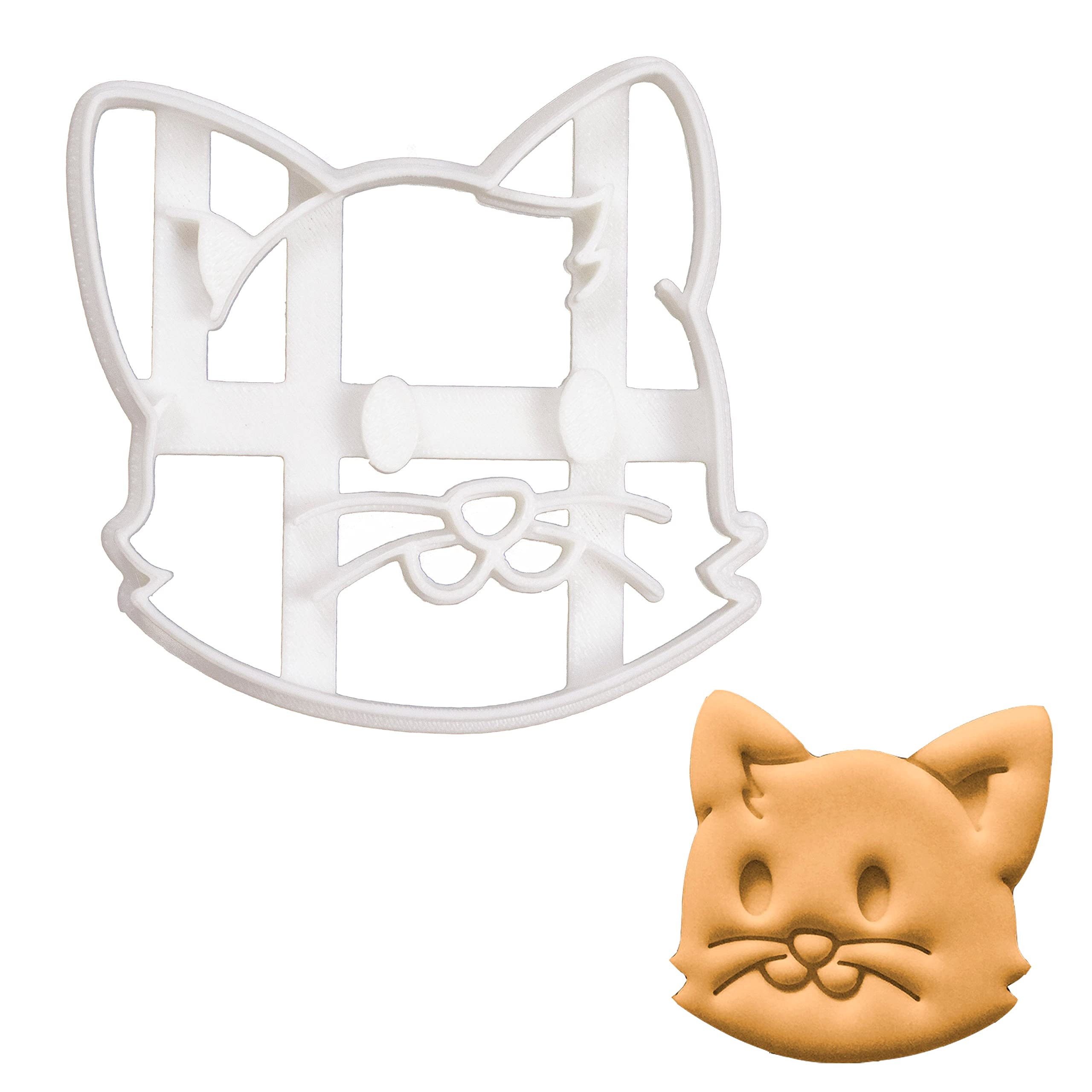 Cat Face Cookie Cutter, 1 Piece - Bakerlogy