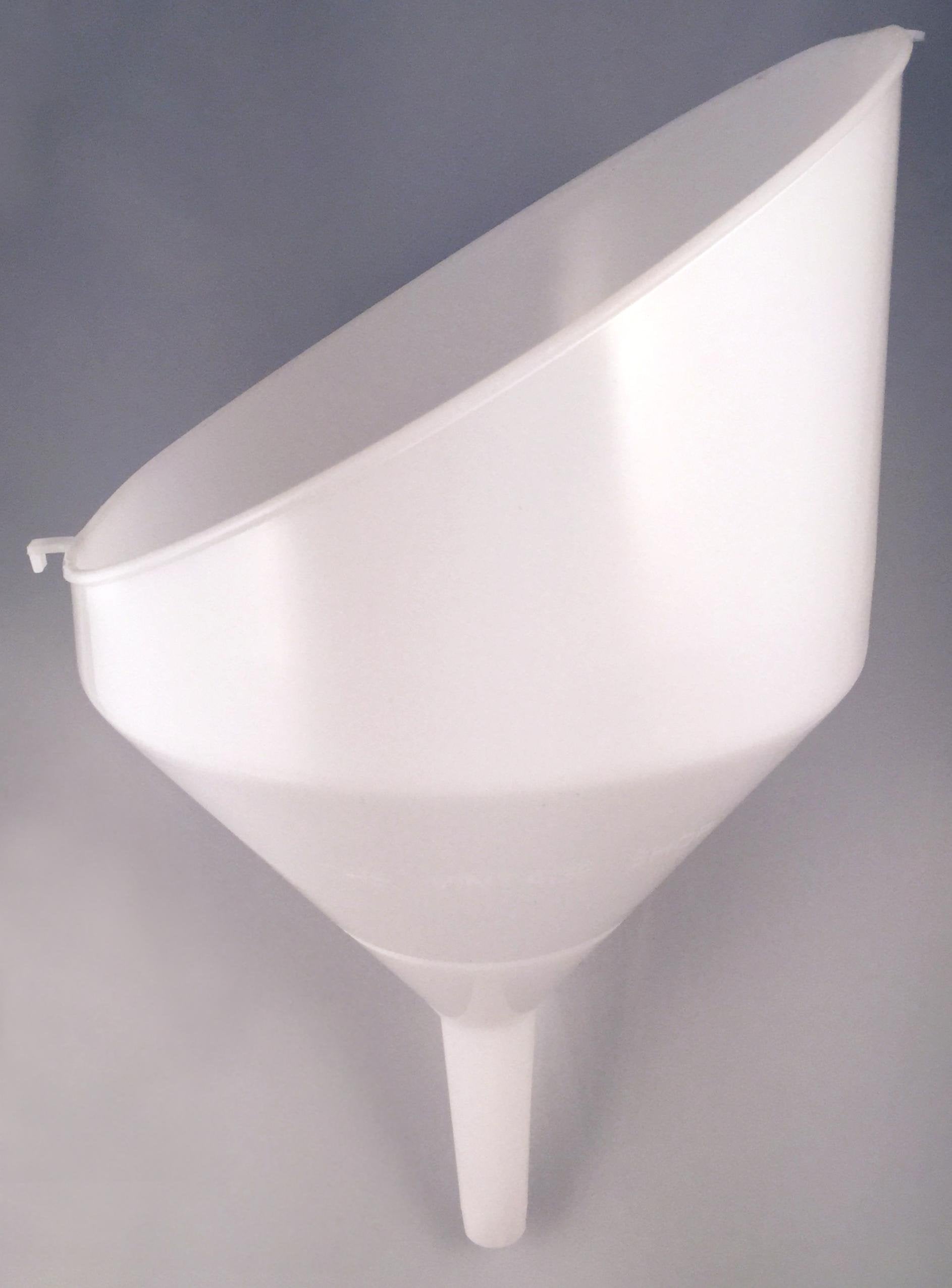 Anti-Splash Funnel With Strainer, 10In