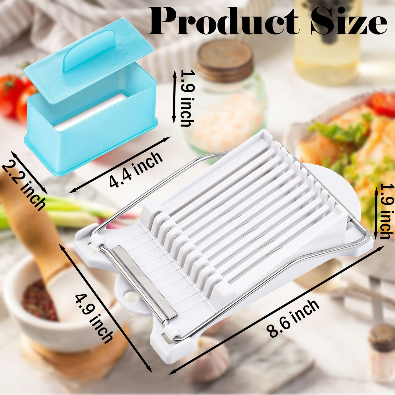 Spam Musubi Mold, Spam Slicer Musubi Maker Kit Onigiri Musubi Mold, Egg Cutter For Boiled Eggs, Cheese Strawberry Apple Luncheon