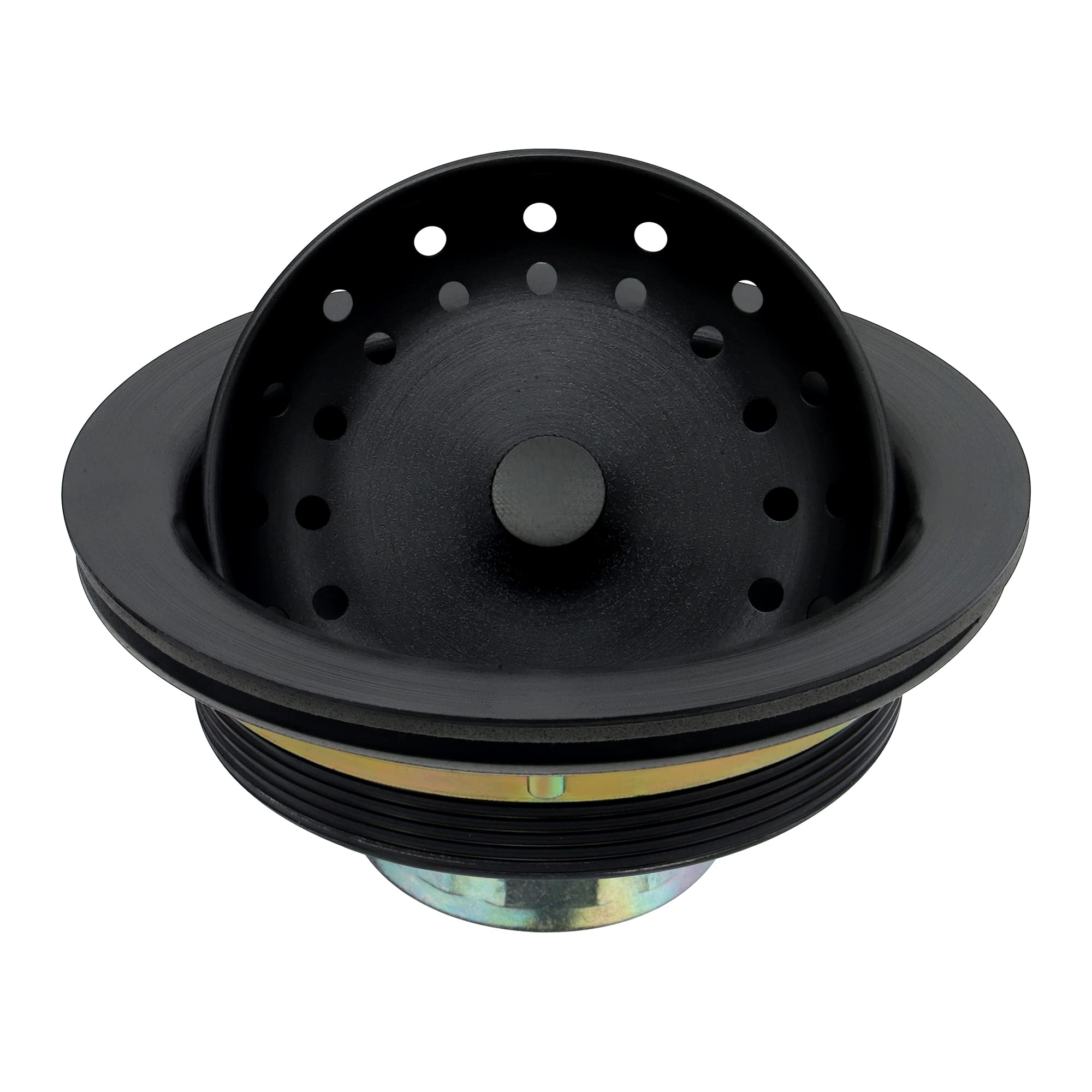 Lqs Kitchen Sink Drain Assembly, Sink Drain Basket Strainer Stainless Steel, Removable Sink Strainer Basket And Stopper With Dec