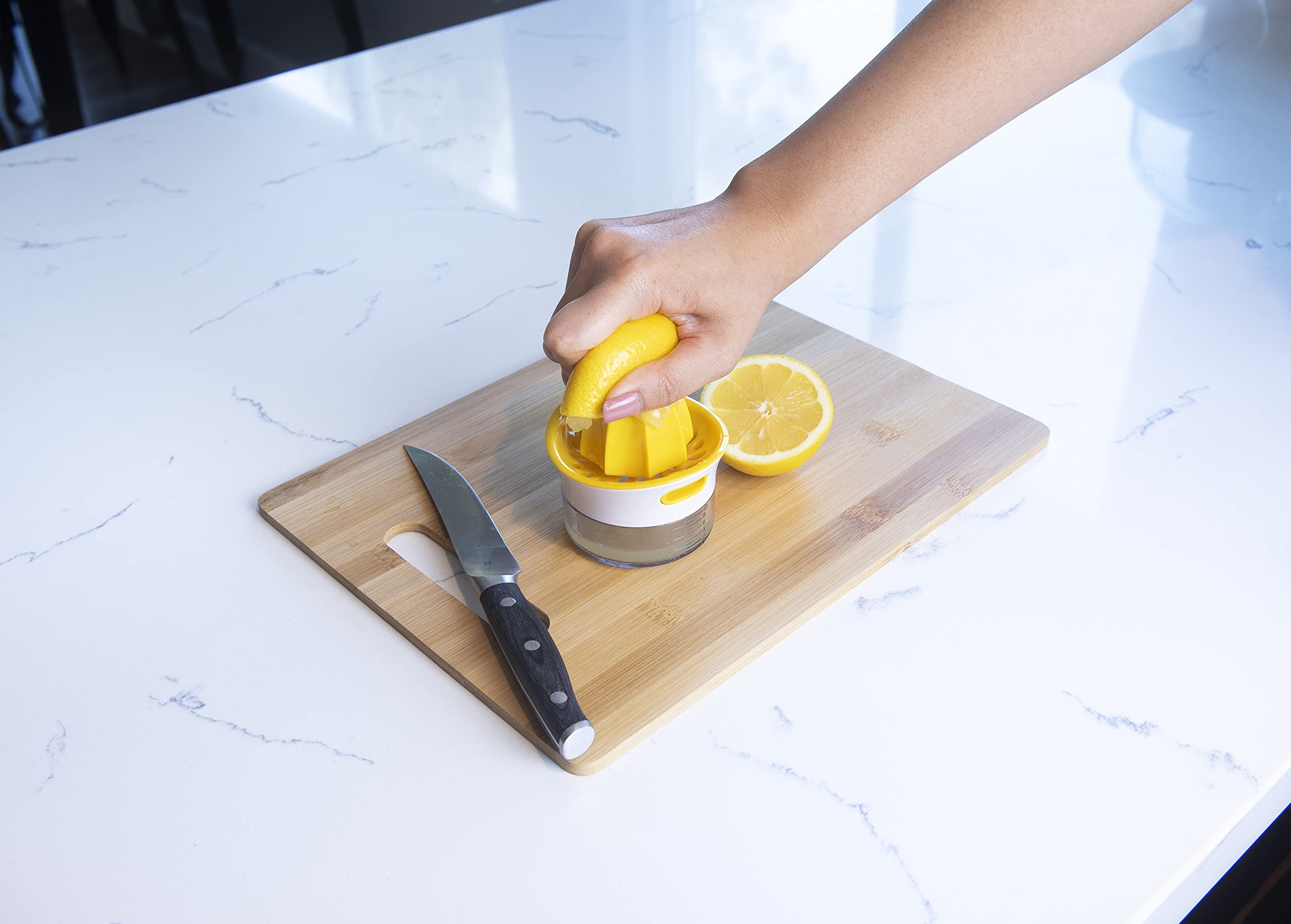 Joie Kitchen Gadgets Joie Squeeze And Pour Juicer Reamer, 10Tsp, Yellow