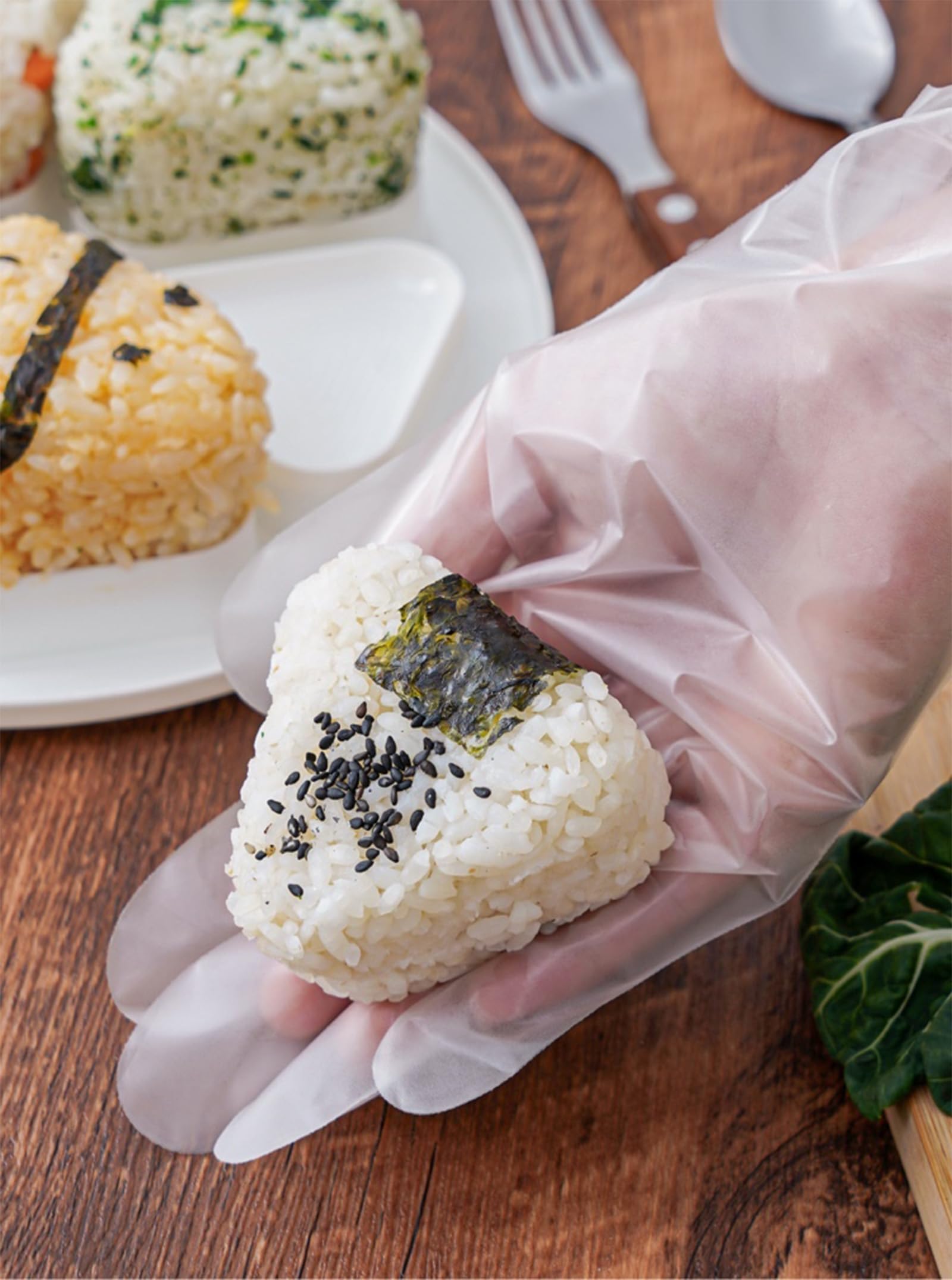 Zhu Yu Chun 2 Pcs Sushi Rice Ball Mold Boxes, Triangle Rice And Vegetable Roll Making Box For Handmade Dlystorage Sushi, Lunch B