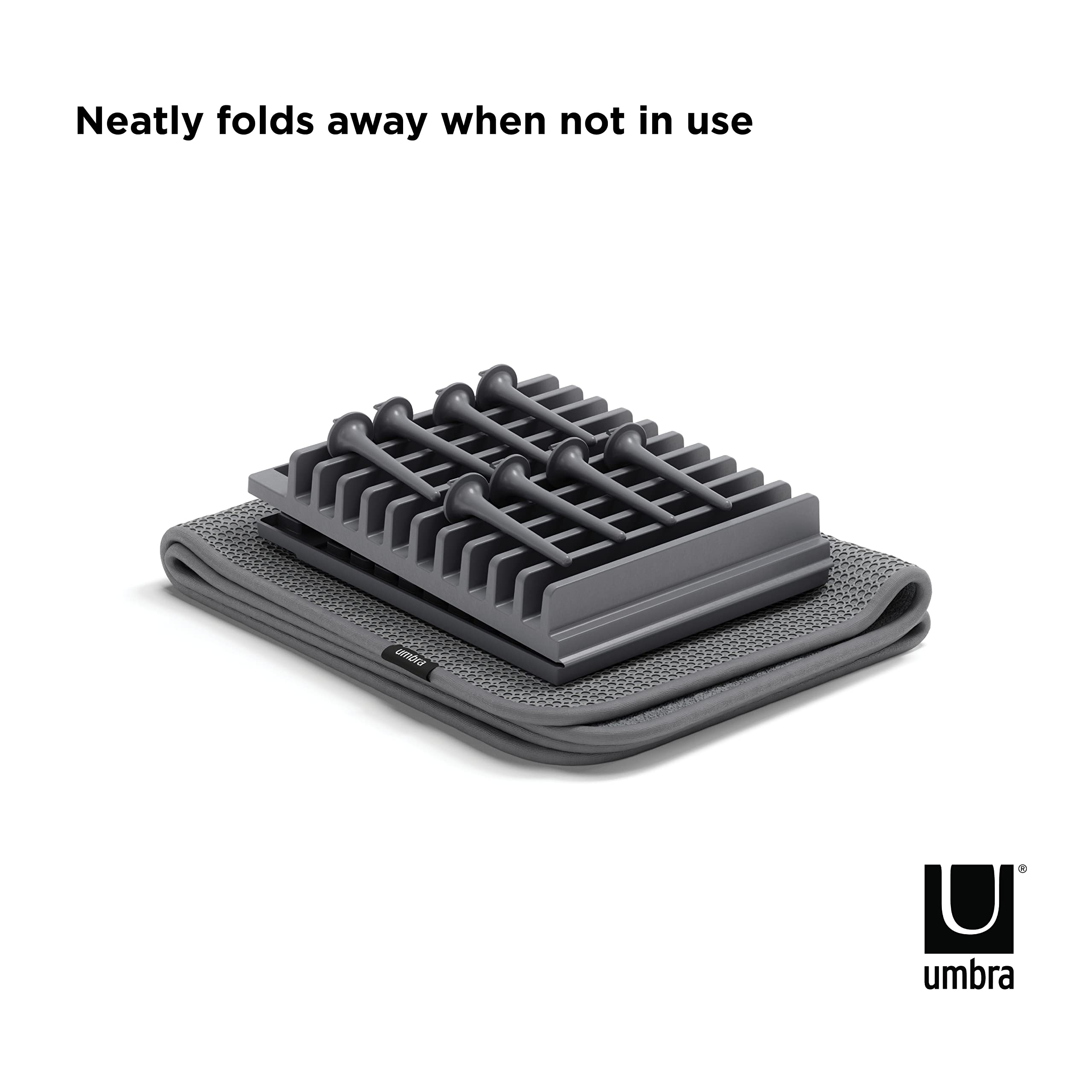 Umbra Udry Peg Drying Rack With Mat