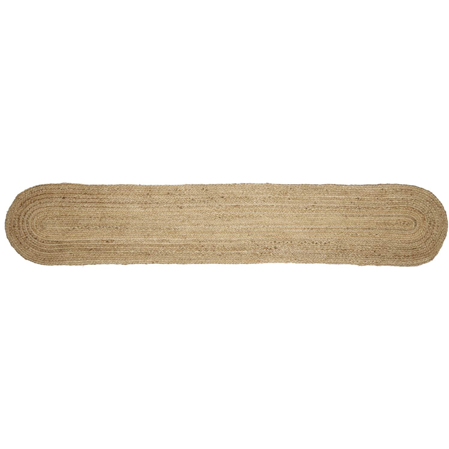 Vhc Brands Farmhouse Coastal Braided Woven Natural Jute Table Runner For Kitchen Tabletop Dining Room Table Hot Pad Mat, Gift Id