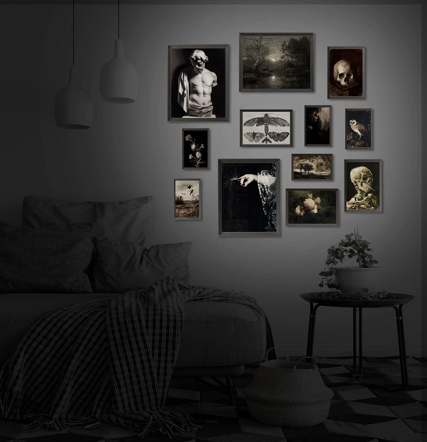Dark Academia Wall Art And Posters - Witchy, Gothic Home Decor For Halloween Bedroom