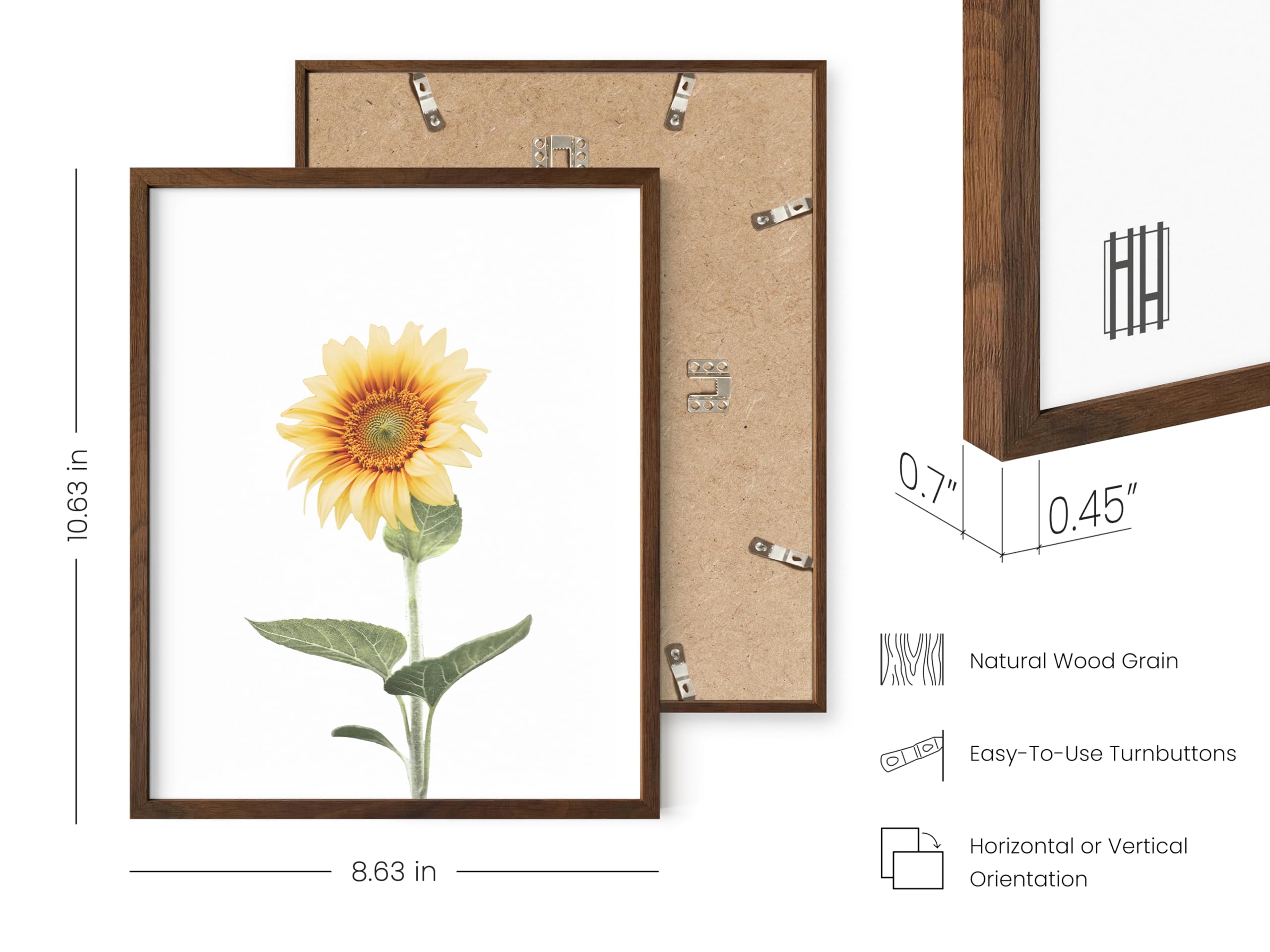 Haus And Hues Sunflower Wall Decor And Sunflower Posters - Set Of 4 Sunflower Bedroom Decor, Sunflower Paintings For Wall, Yello
