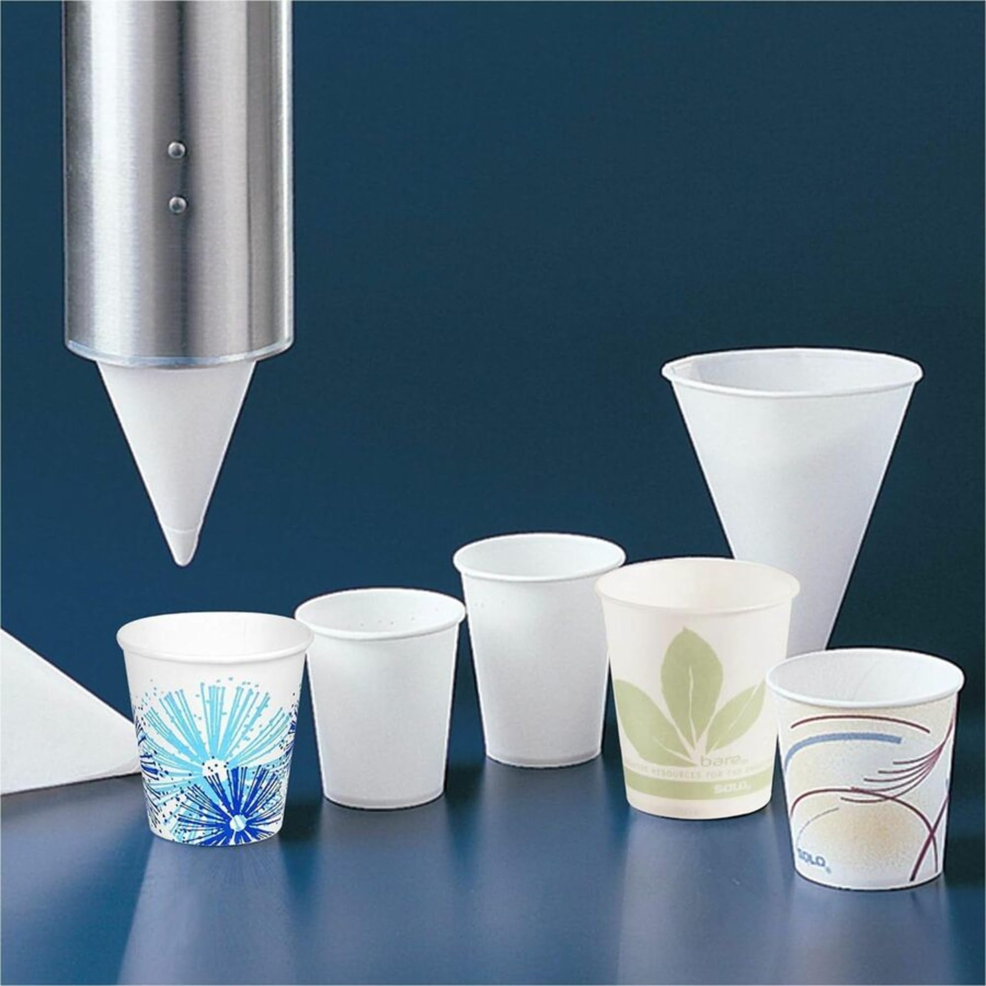 Solo Cup Treated Paper Water Cups - 3 Fl Oz - 100 / Pack - White - Paper - Water