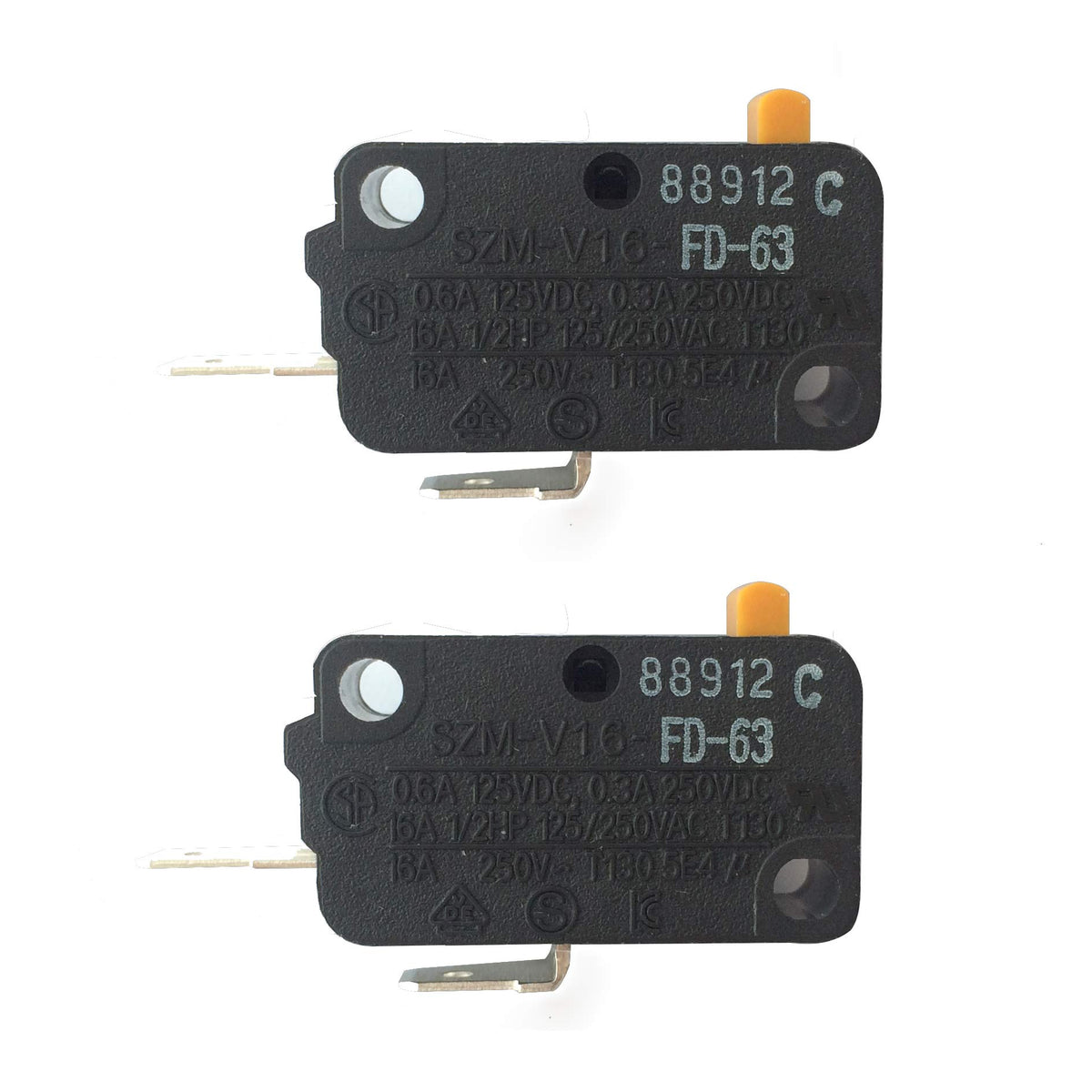 Lonye 3405-001034 Microwave Door Switch Replacement For Samsung Lg Ge Kenmore Microwave Szm-V16-Fd-63 3405-000178 Ap4044834 (Nor