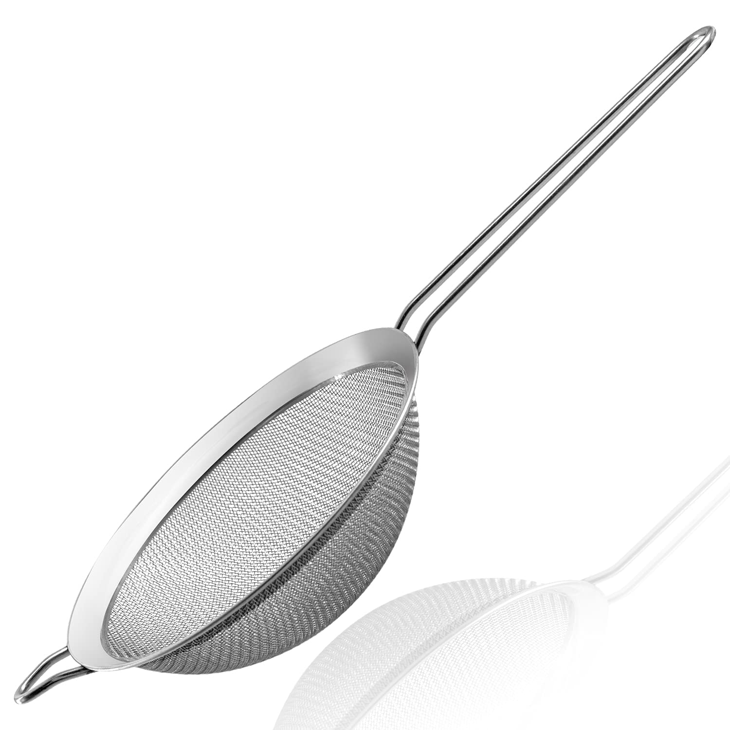 Anaeat Fine Mesh Strainers - Premium Stainless Steel Colander Sieve Sifters, With Durable Mesh And Sturdy Handle, Excellent For