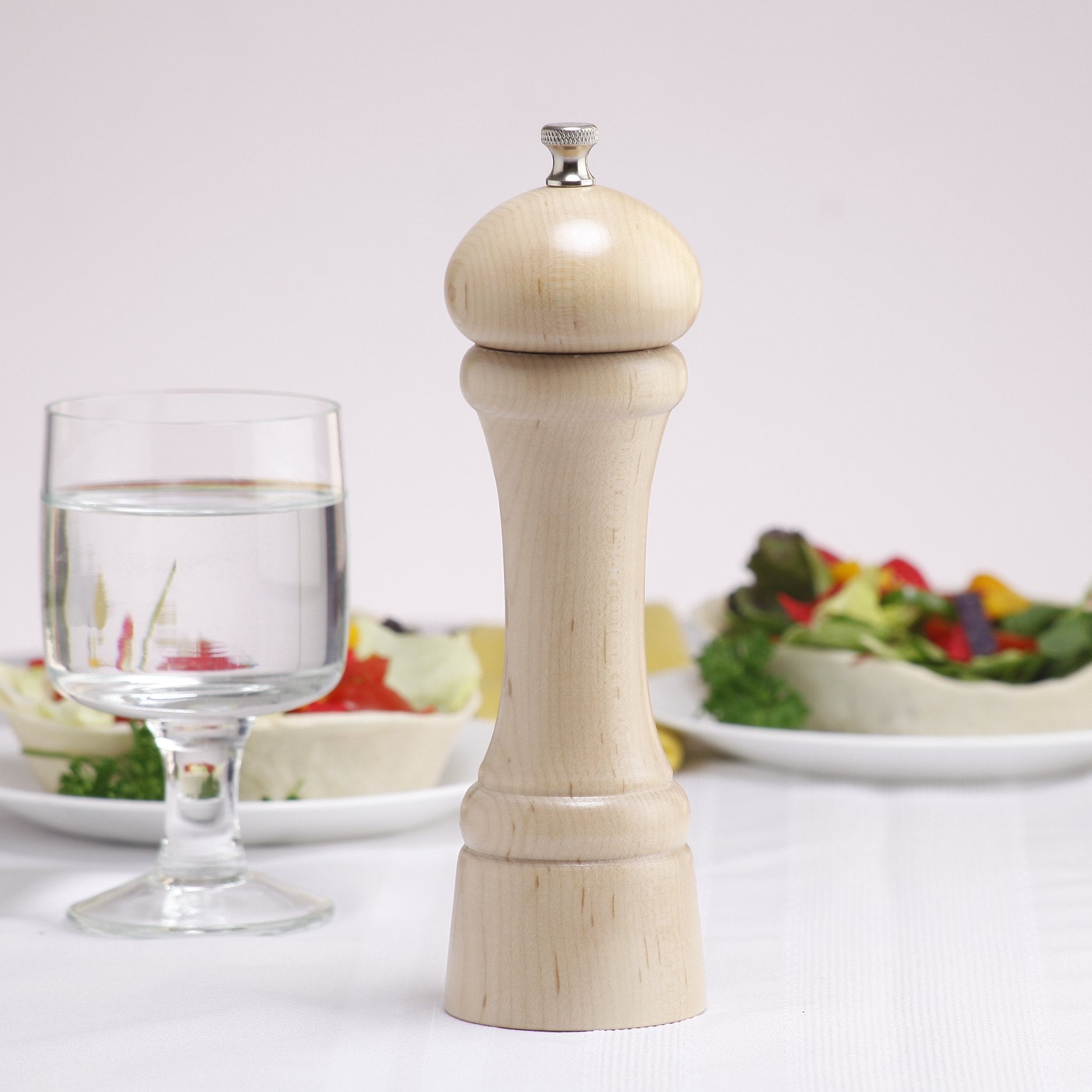 Chef Specialties Windsor Pepper Mill, 8'', Natural
