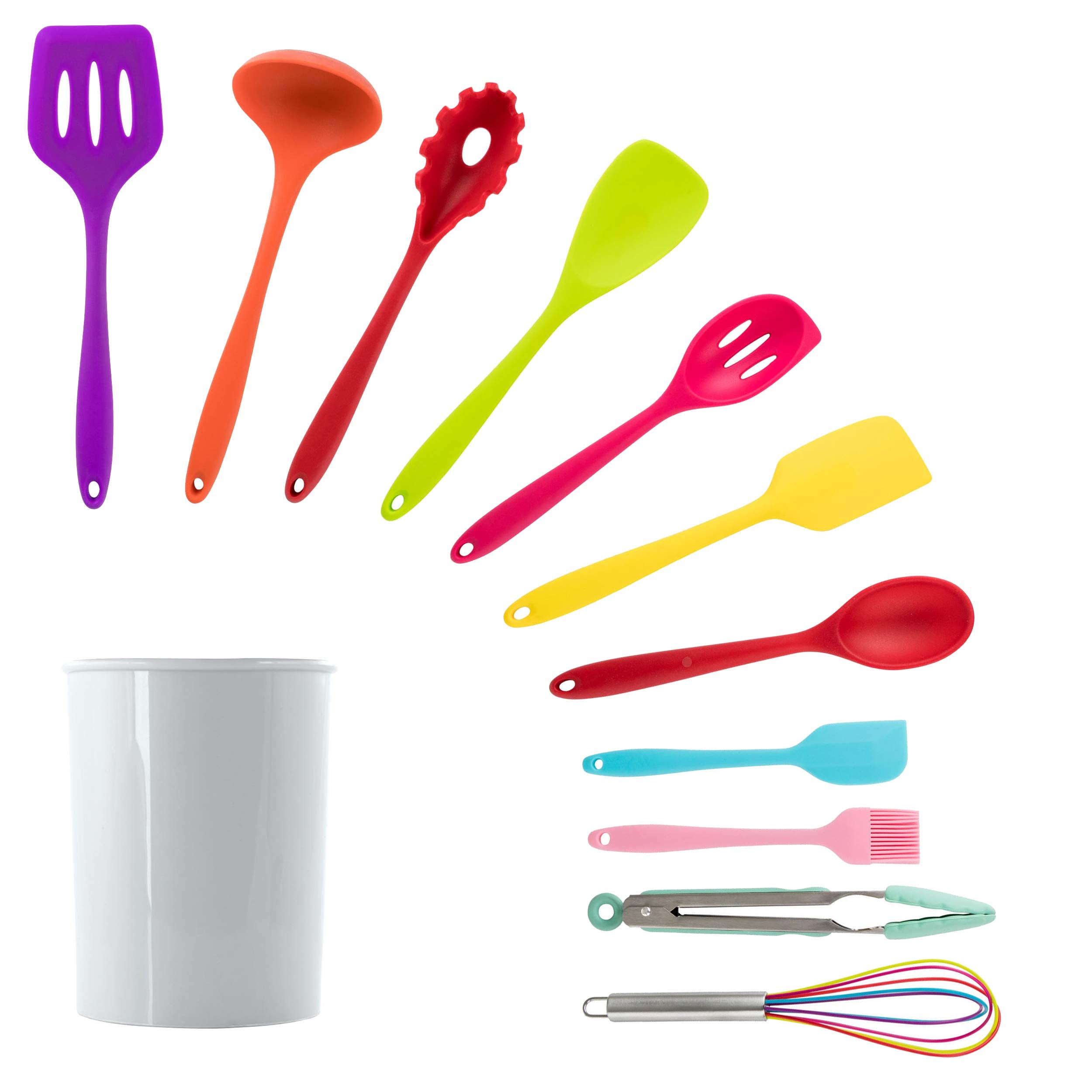 MegaChef Tool Cookware Utensil Set, 12 Piece, Multi-Color