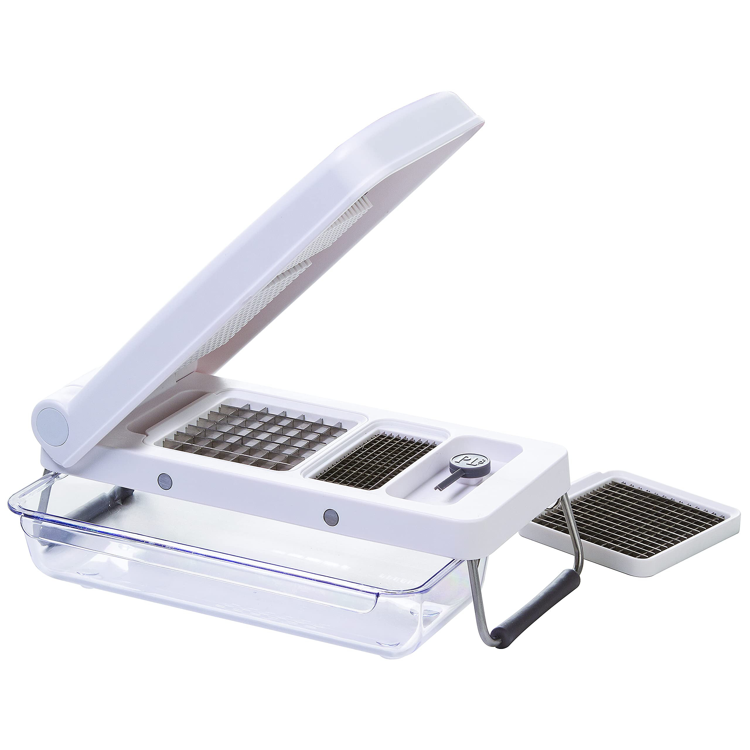 Onion/Vegetable And Garlic Chopper With Progressive Stand White/Grey