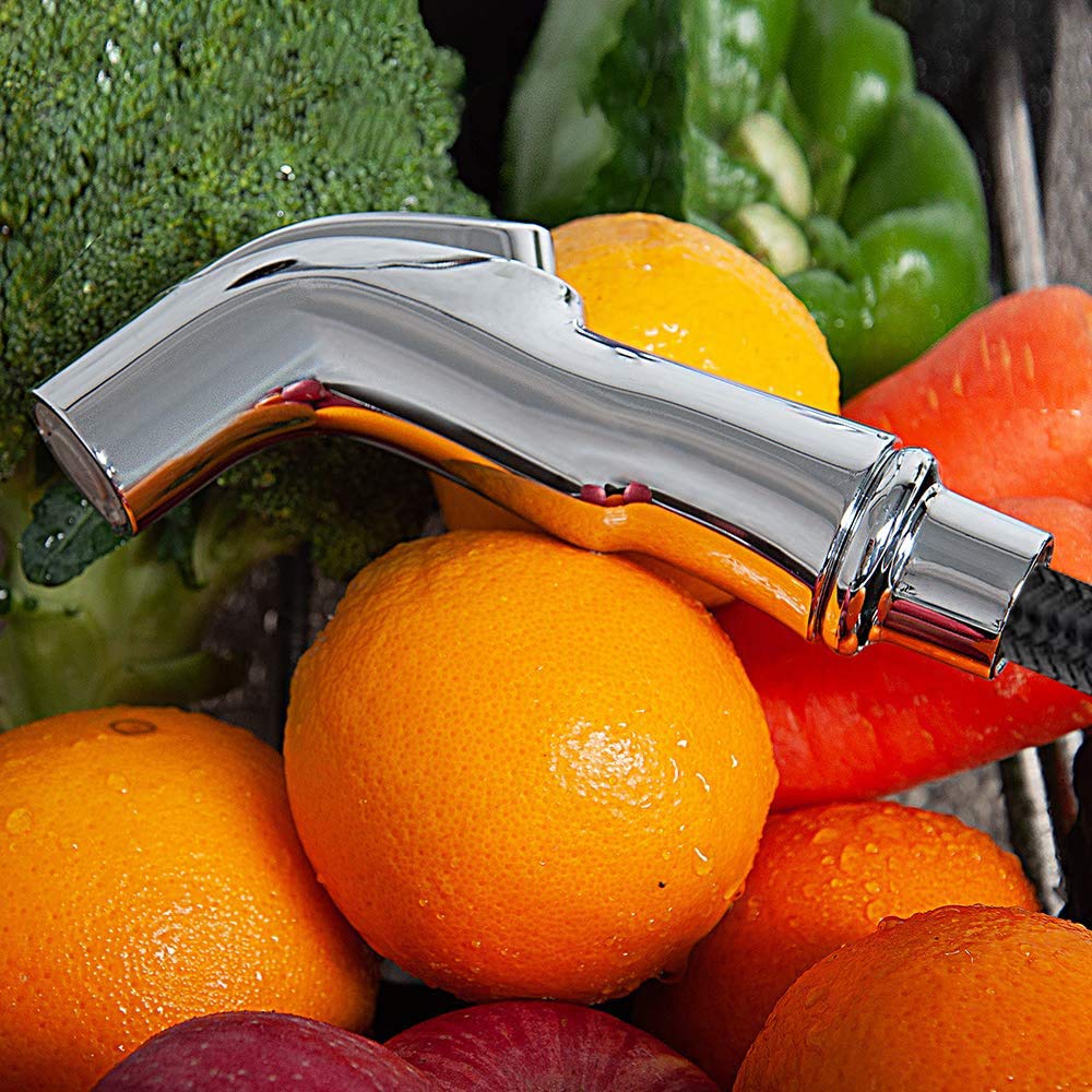 Kitchen Sprayer Chrome Kitchen Faucet Sprayer  Kitchen Sink Side Sprayer with Spray Head and Hose  Kitchen Sink Sprayer Attachment Kitchen Water Spray Spray Head Replacement for kitchen Faucet