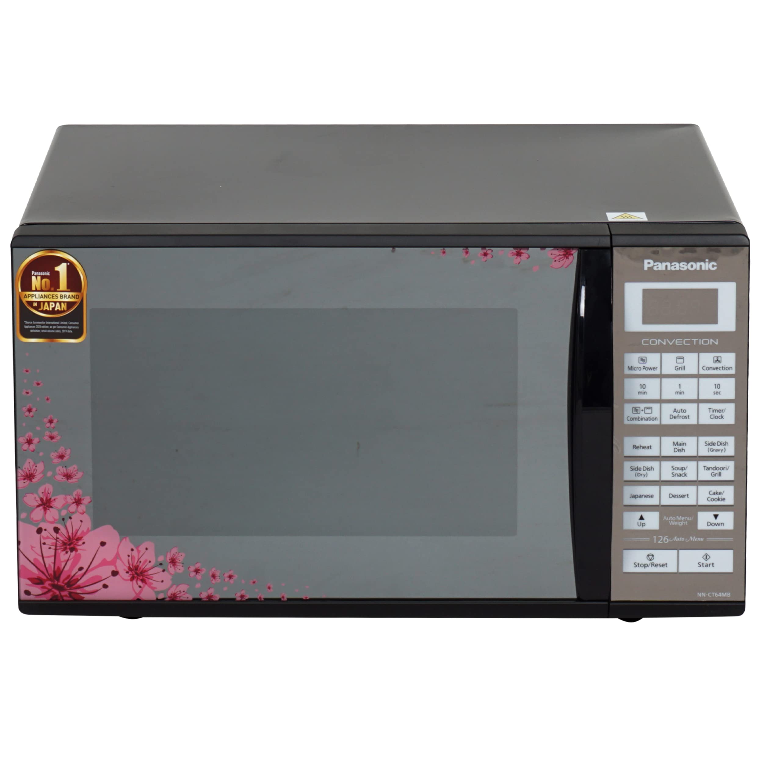 Panasonic 27 Litres Convection Microwave Oven (Floral Mirror Finish, Nn-Ct64Mbfdg, Floral Mirror Finish)