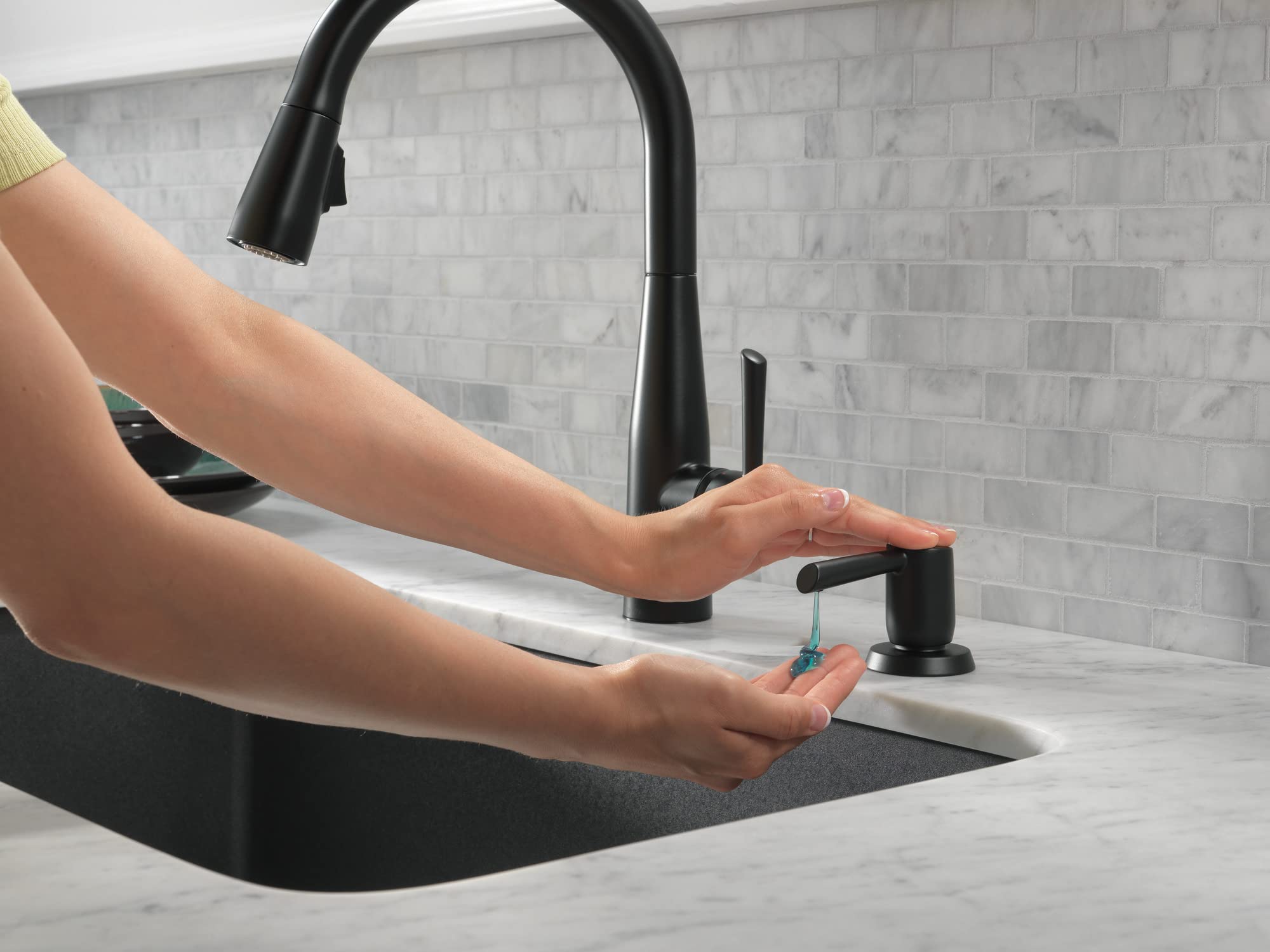 Delta Rp100736Bl Essa Kitchen Faucet Accessory, Matte Black