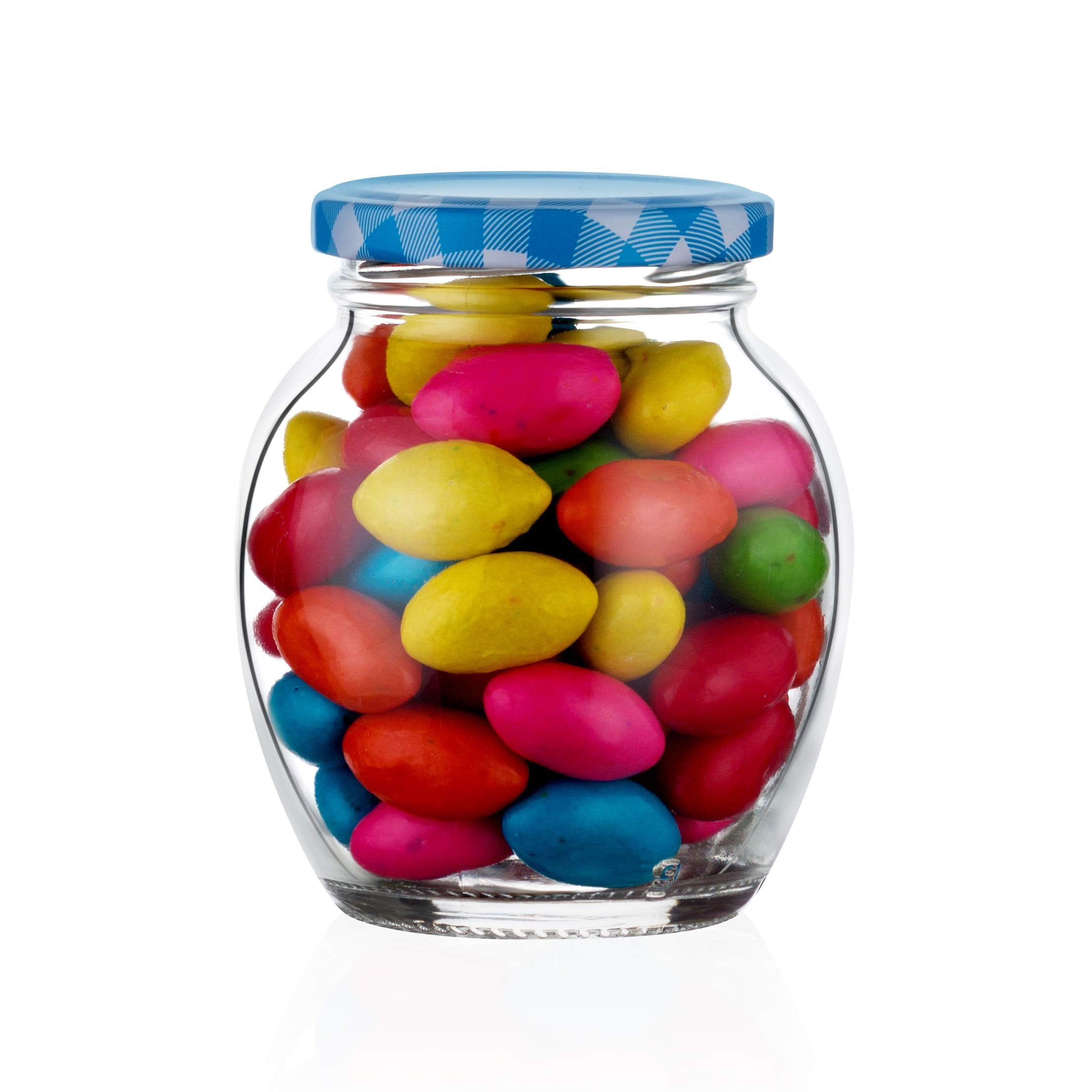 Star Work Glass Container With Lid|Small Jars For Kitchen Storage|Ait-Tight|Kitchen Accessories Items|Container Jar For Ghee Pic