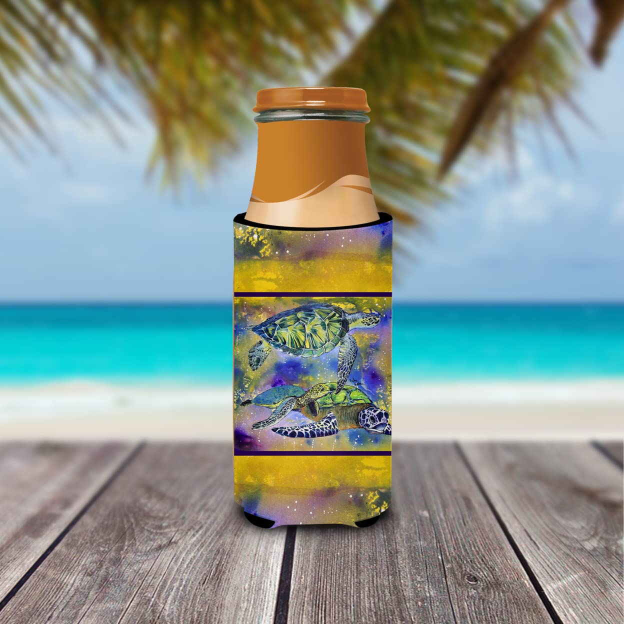 Sea Turtles Loggerhead Ultra Beverage Insulators for slim cans 8405MUK