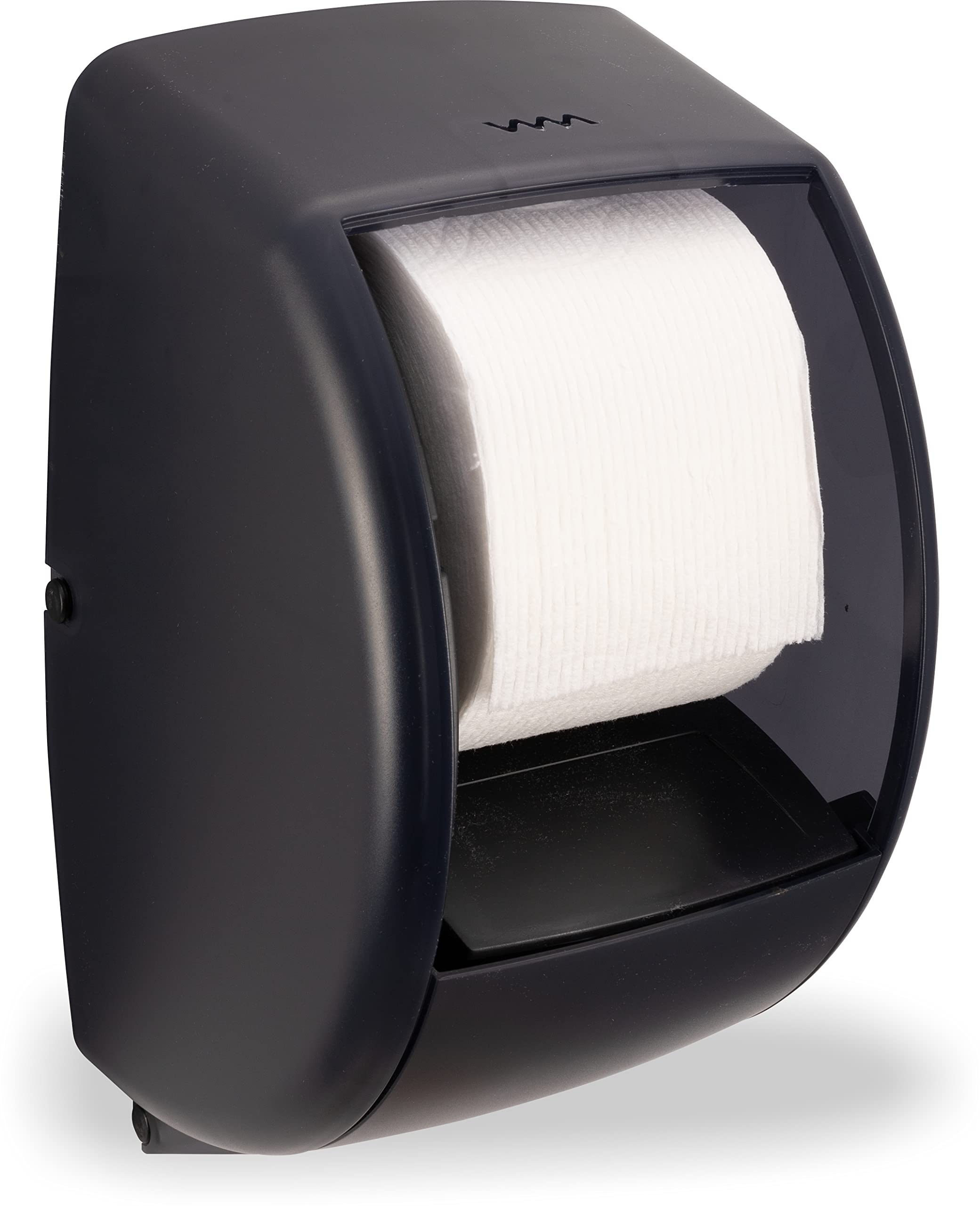 San Jamar Classic Plastic Tissue Dispenser, Toilet Paper Holder, Tissue Holder With Dependable Dispensing For Bathroom, Commerci