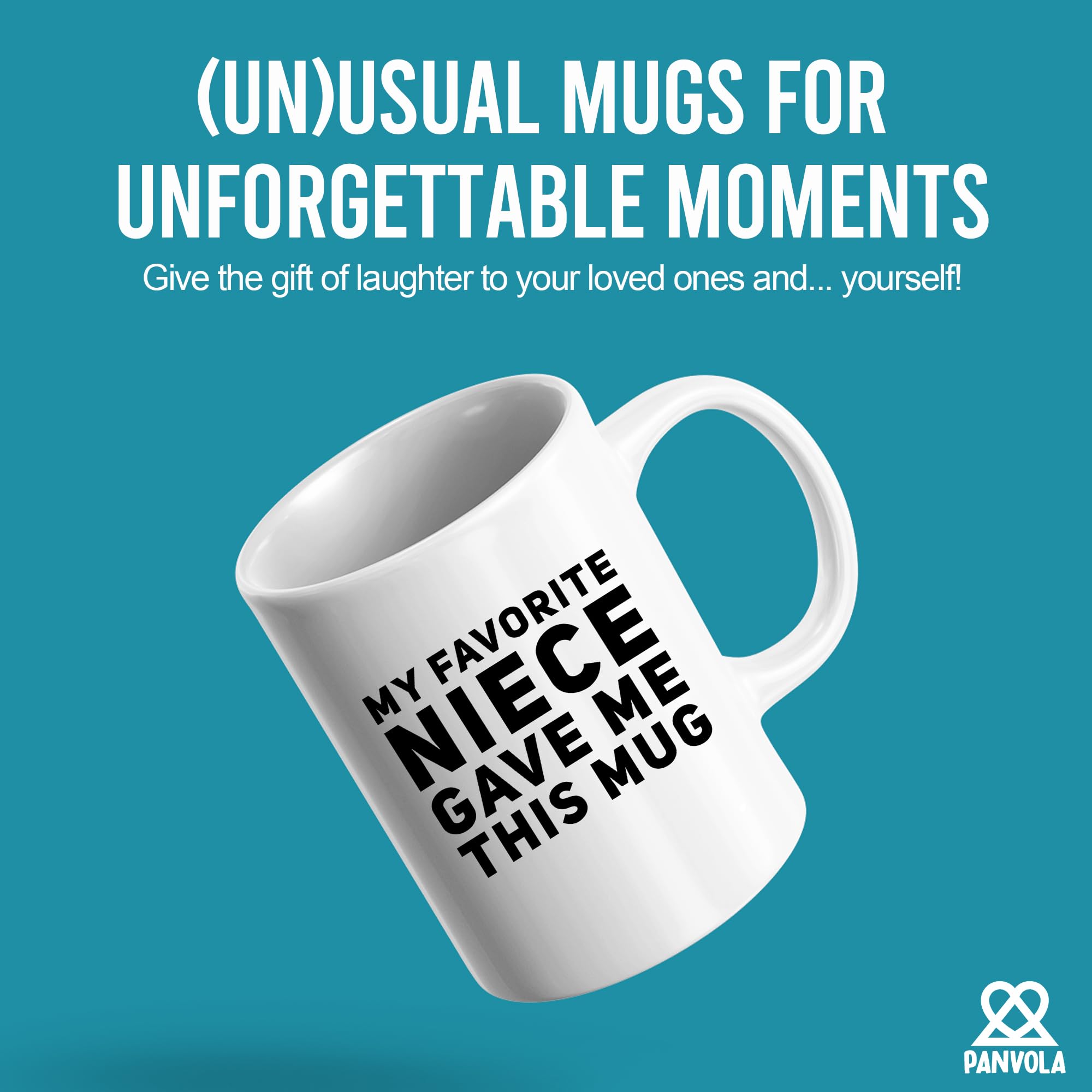 Panvola My Favorite Niece Gave Me This Mug Funny Gifts For Aunts And Uncle Birthday Celebration Worlds Best Aunt Appreciation Coffee Mug 11 oz