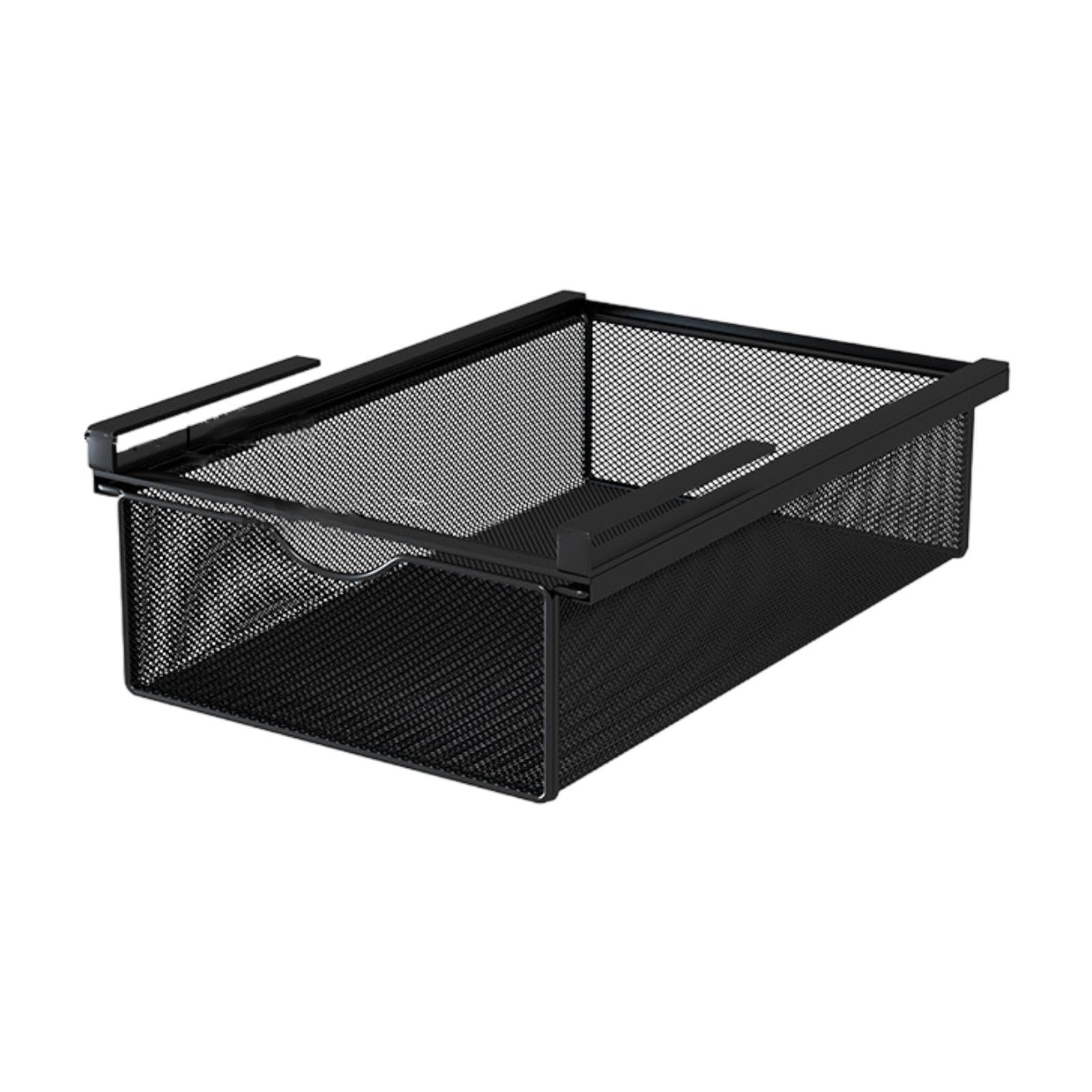 Calandis Under Shelf Wire Basket Hanging Pullout Drawer Basket For Office Home Closet Black S | Closet Organizers | Home Organiz