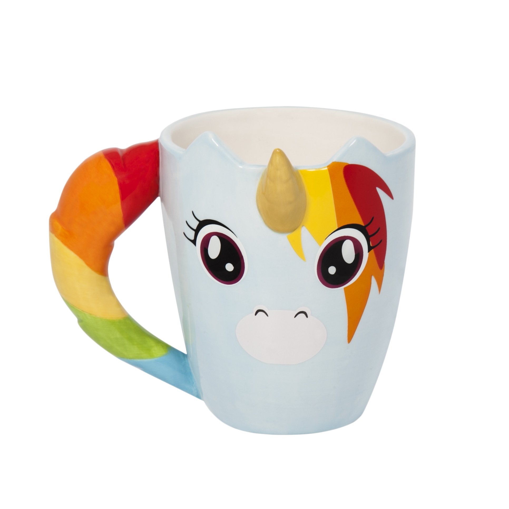 Thumbs Up Uk Ceramic Coffee Fun Novelty Unicorn Cermaic Mug With Handle-Perfect For Home And Office-10 Fl. Oz-Makes A Gift, Fun