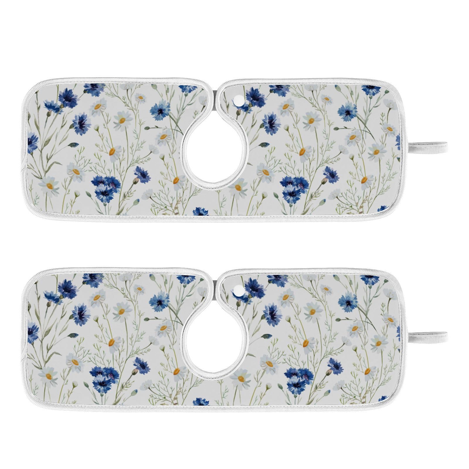 Ellitarr Sink Splash Guard Behind Faucet Mat For Kitchen Sink Drain Mat Faucet Handle Drip Catcher Tray For Bathroom 15 Inch Dis