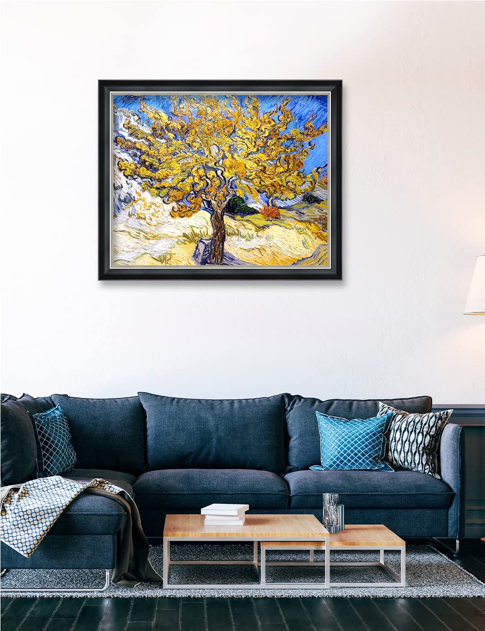 Decorarts - The Mulberry Tree By Vincent Van Gogh. Giclee Print Art Reproduction With Matching Solid Wood Frame In Classical Sty
