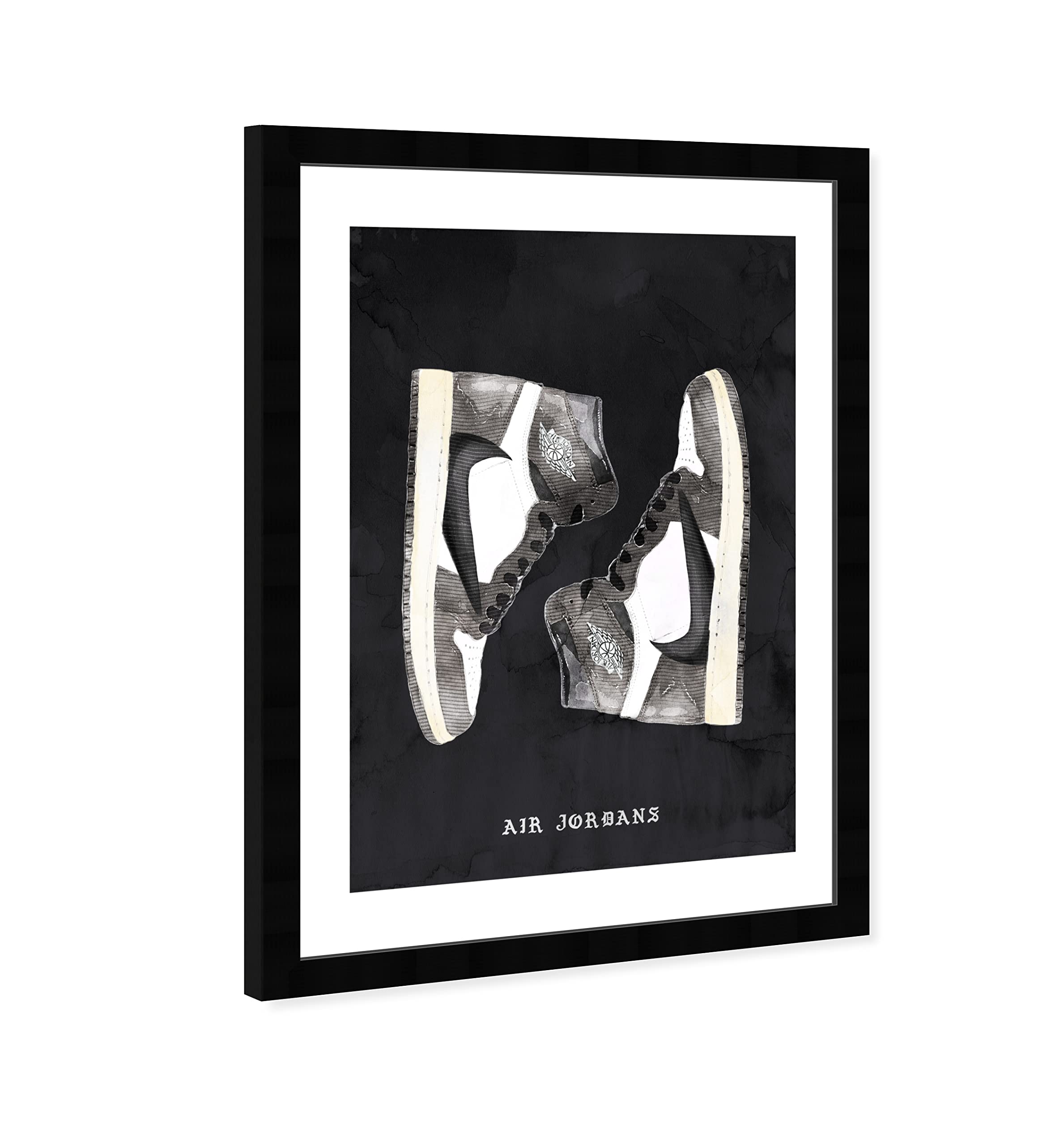 Wynwood Studio Fashion And Glam Modern Retro Basketball Fashion Canvas Wall Art Classic Sneakers Iii Living Room Bedroom And Bat