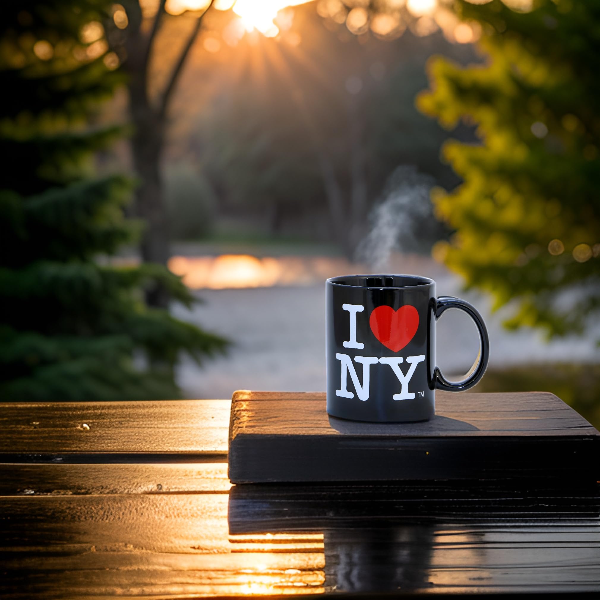 I Love Ny Black 11Oz Mug