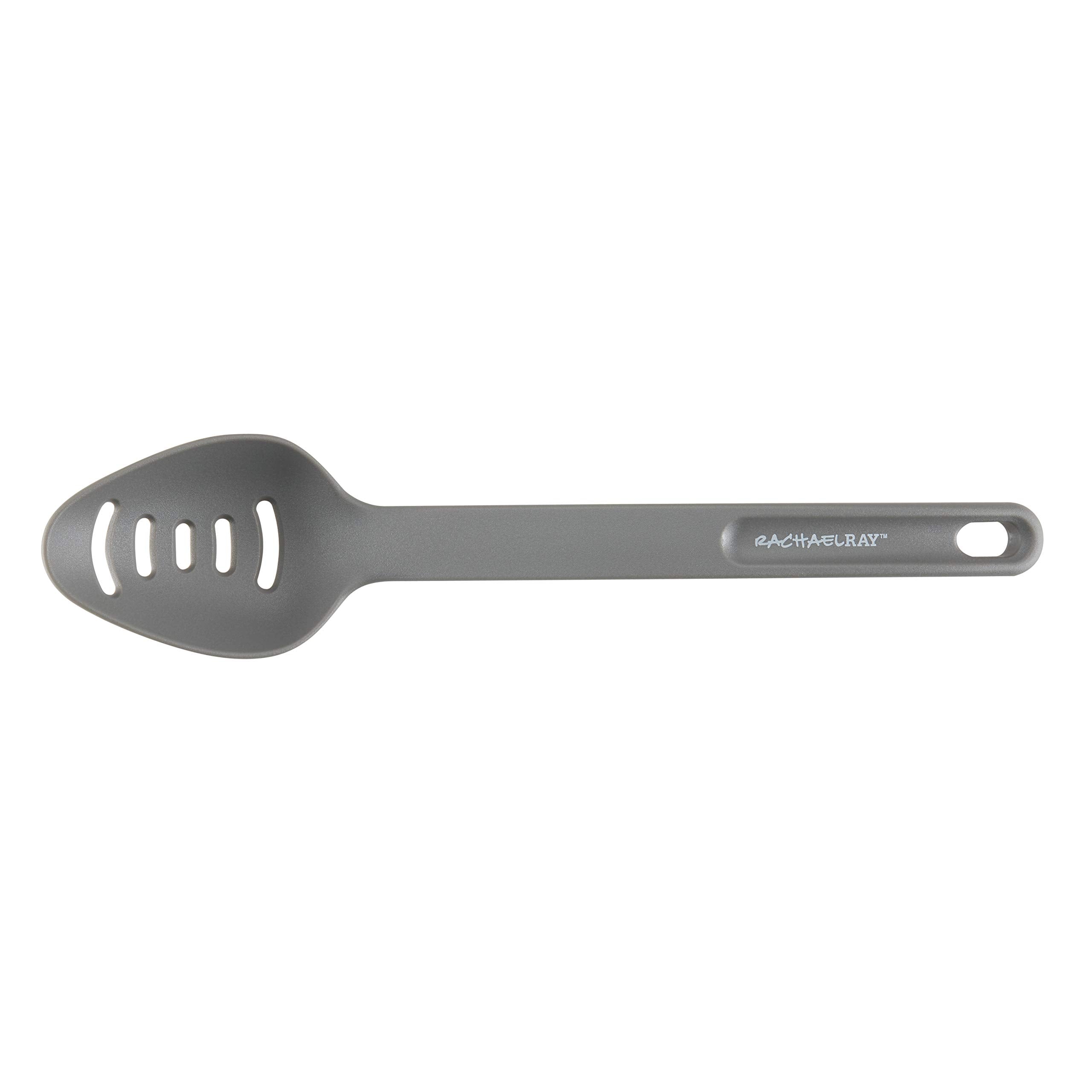 Rachael Ray Cucina Nylon Nonstick Tools Set, 4-Piece, Sea Salt Gray