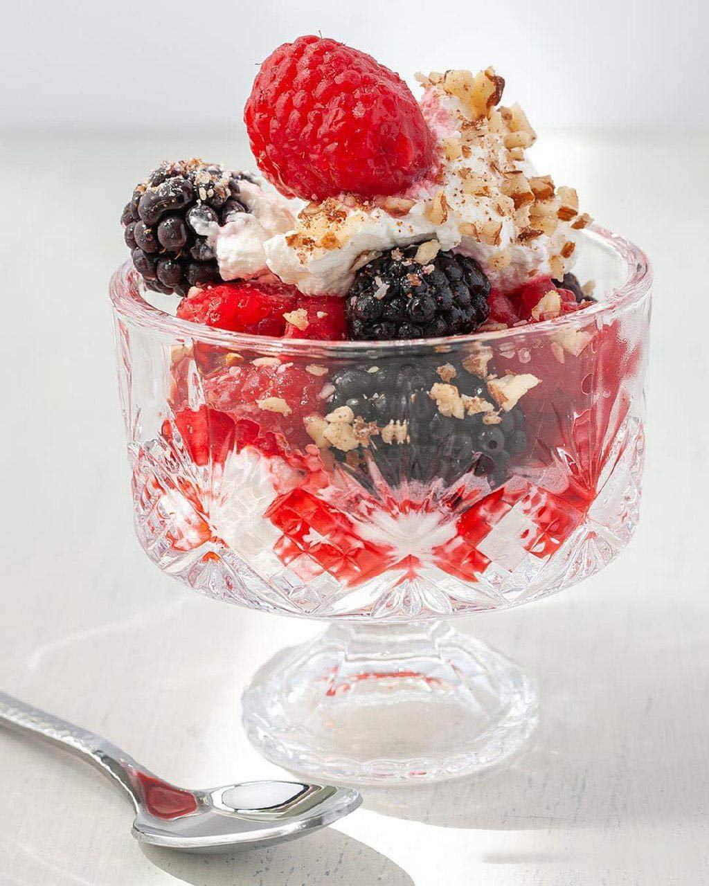 Godinger Glass Dublin Trifle Set, 16 Pc, Clear, 3.2 Size, Model 25490