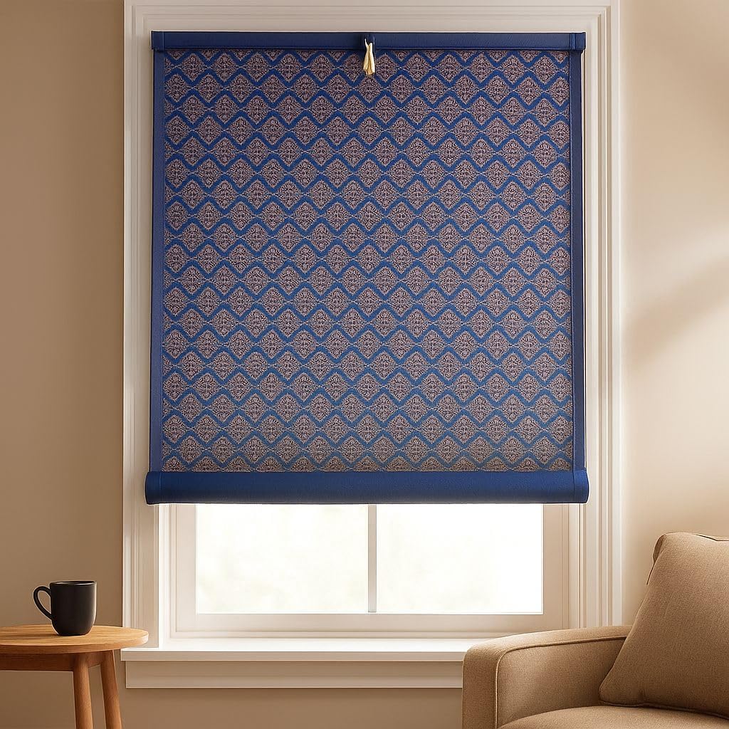 Foreign Holics Waterproof Roll Up Bamboo Curtain/Blinds With Sun, Dust, Privacy & Cold Protection For Window, Door, Outdoor And 