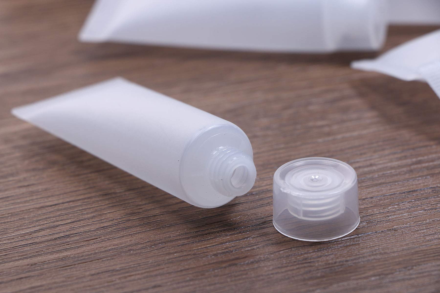 Shapenty 10Ml Clear Plastic Empty Tubes Refillable Facial Cleanser Hand Cream Cosmetic Lotion Containers Soft Makeup Sample Hold