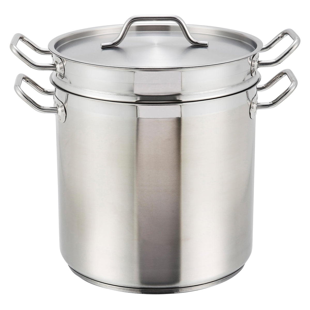 Winware Set Winware Stainless 8 Quart Double Boiler With Cover – Homenkitchenshop