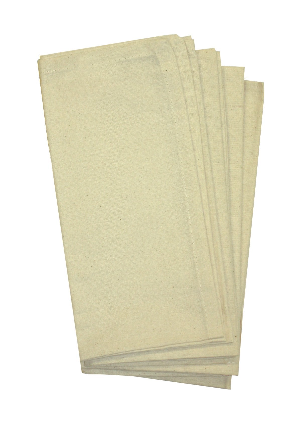 Aunt Martha'S 4-Pack Dinner Napkins, 20 By 20-Inch, Ecru/Natural