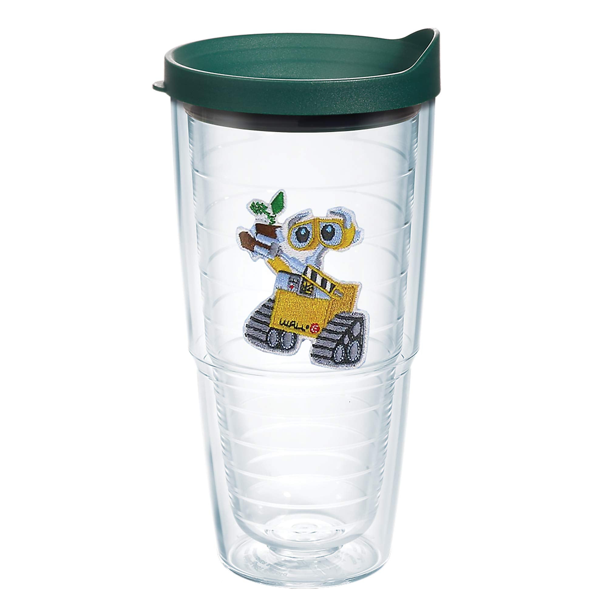 Tervis Disney WALLE Emblem Made in USA Double Walled Insulated Tumbler Travel Cup Keeps Drinks Cold & Hot, 24oz, Classic