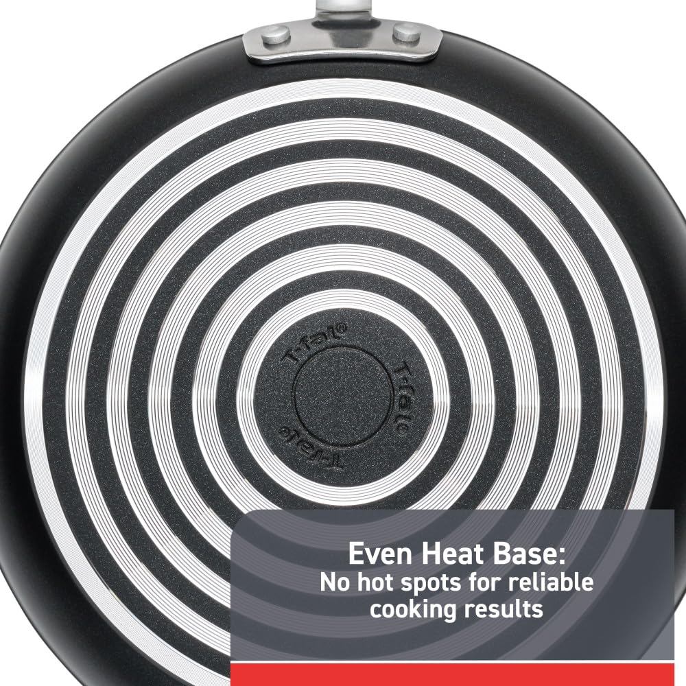 T-Fal Advanced Nonstick Fry Pan 10.5 Inch, Oven Broiler Safe 350F, Comfort Grip, Cookware, Non Stick Frying Pan, Skillet, Cookin