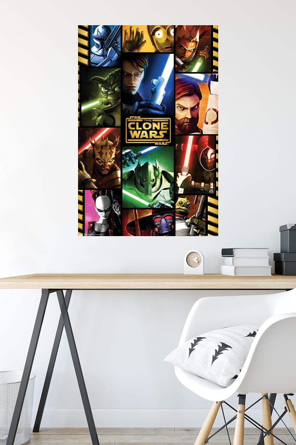 Trends International Star Wars: The Clone Wars Grid Wall Poster 22.375'' X 34''