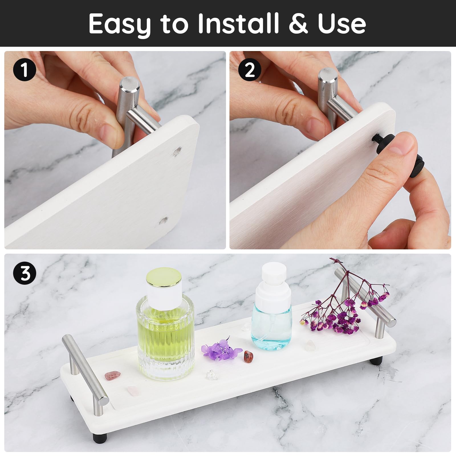 Segbeauty 12X4In Stone Drying Tray For Kitchen Counter, Water Absorbent Fast Drying Diatomaceous Tray, Instant Dry Sink Caddy Co