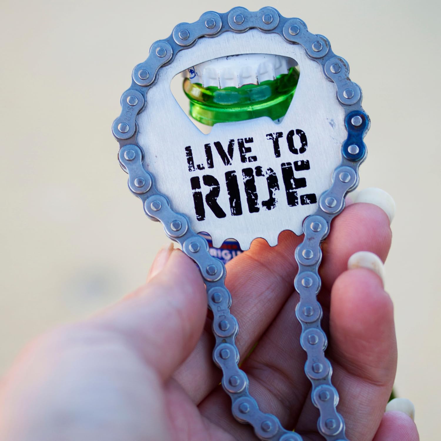 Boxer Gifts Bike Chain Bottle Opener | Silver Stainless Steel | Perfect Bike Gift For Cyclists On Their Birthday, Christmas Or F