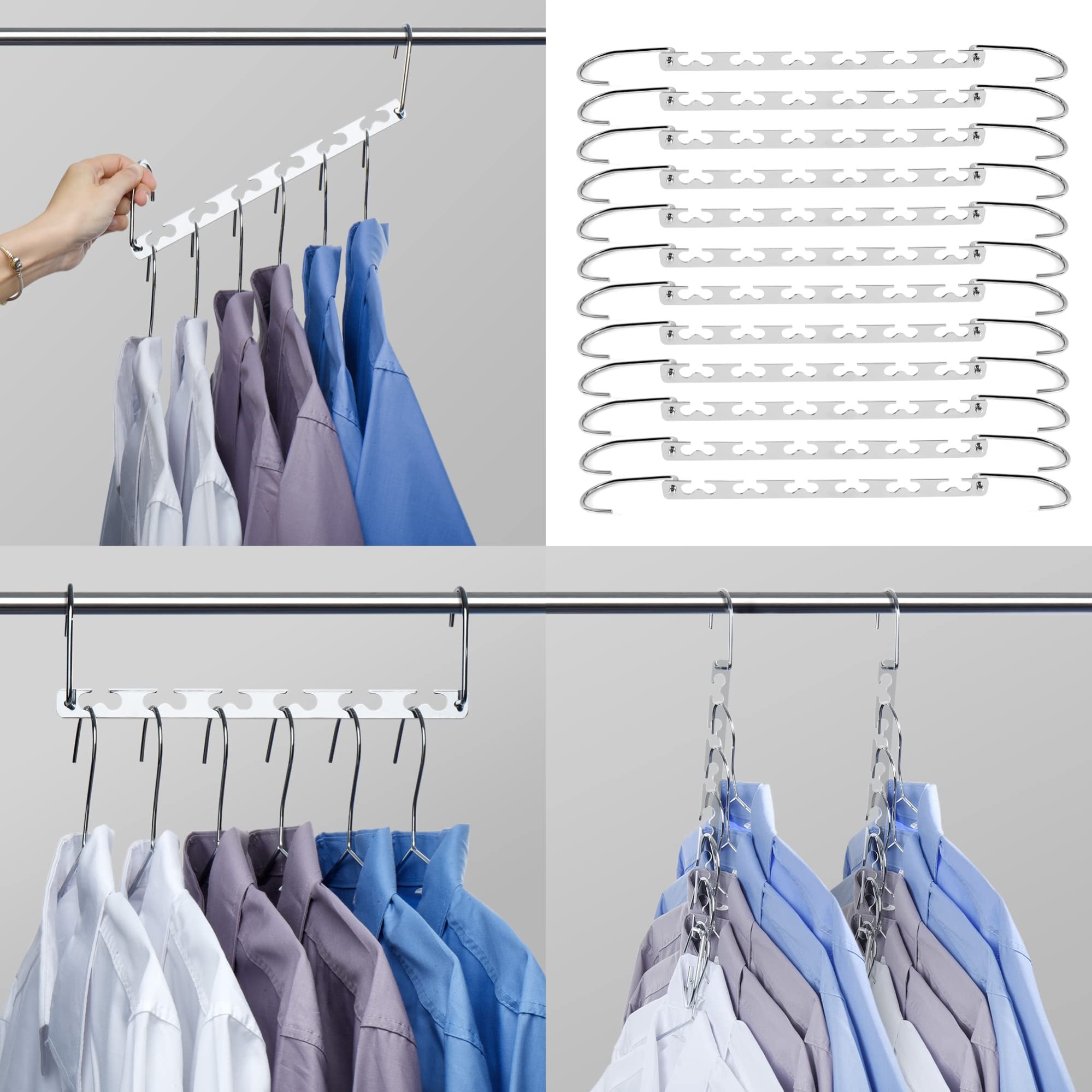 House Day Metal Magic Hangers Space Saving Hangers For Clothes Hangers Space Saving Wardrobe Clothing Hanger Organizer Closet Sp